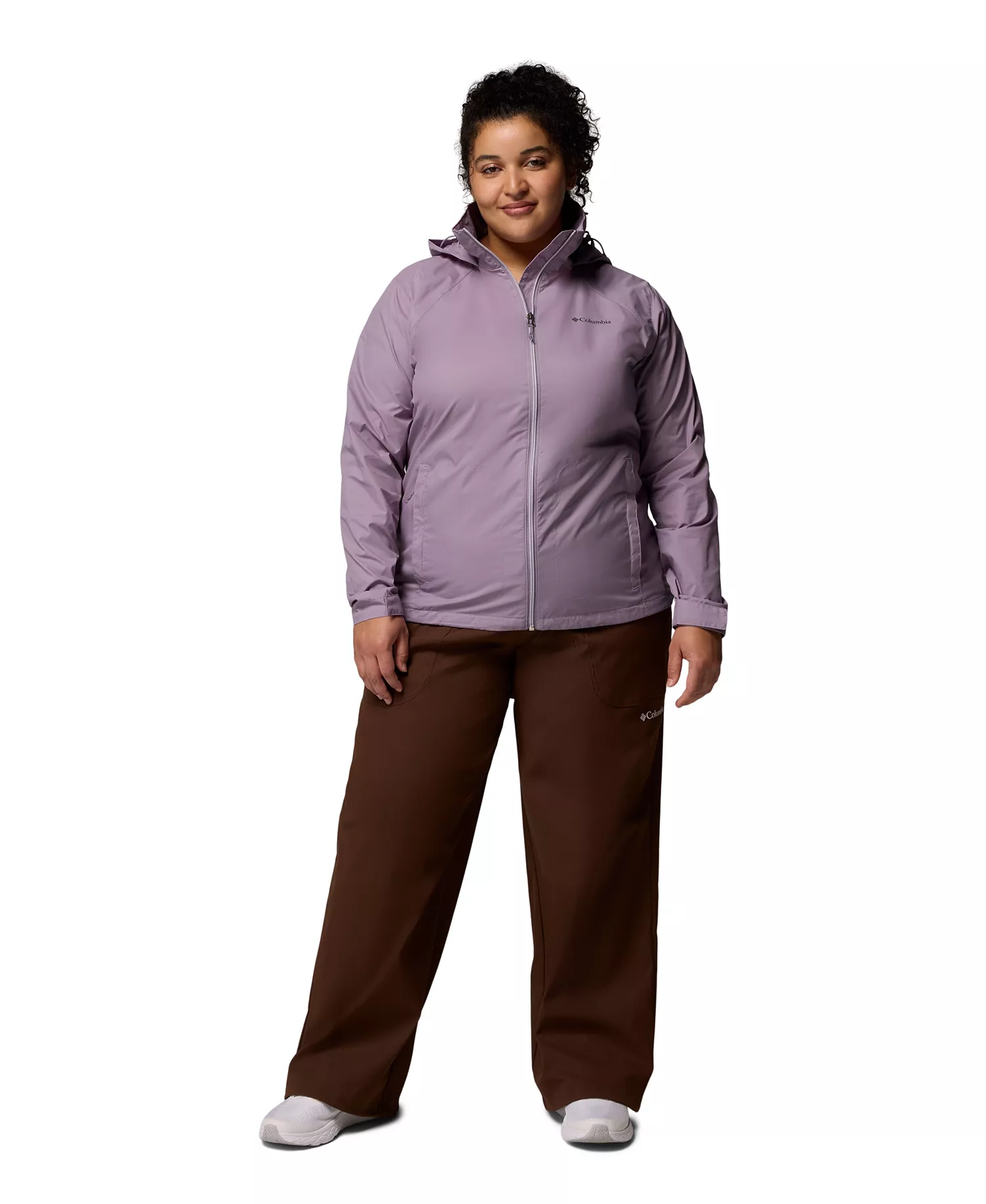 Plus Switchback IV Lightweight Rain Shell Jacket - Shale Purple - 1X