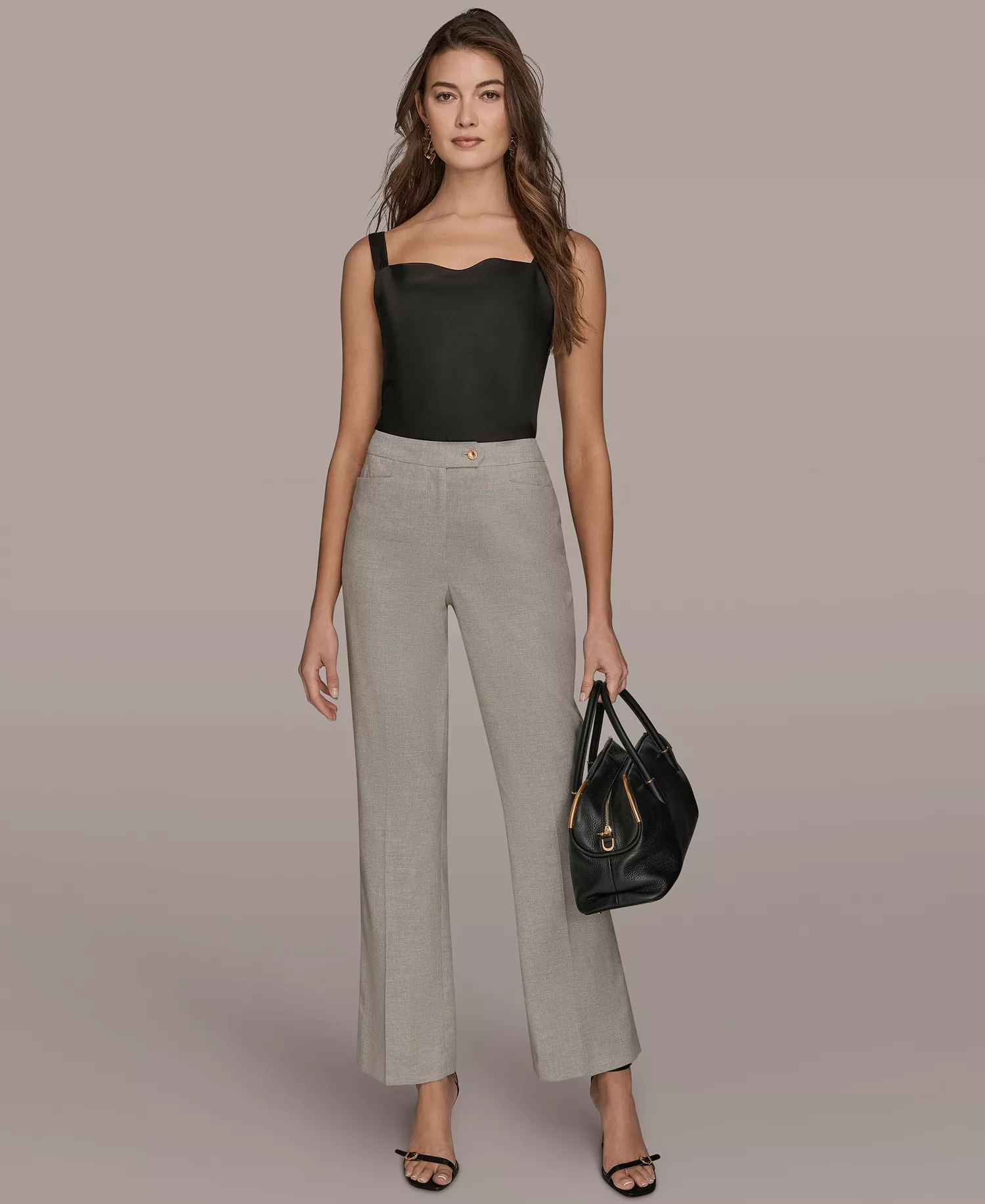 Women's Straight Leg Mid-Rise Pants - Vapor Multi - 0