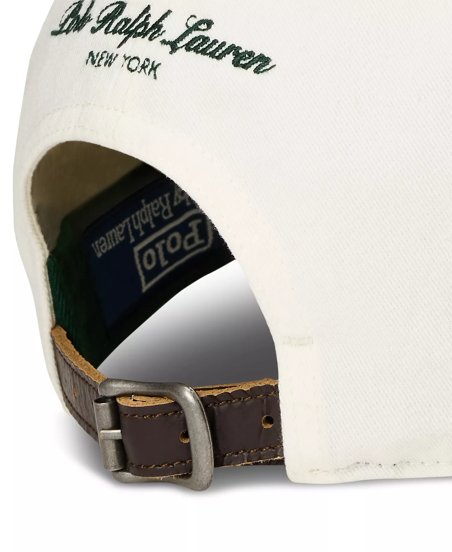 Men's Two-Tone Crest Twill Ball Cap - Deckwash Wht/college Grn Mlt - No Size