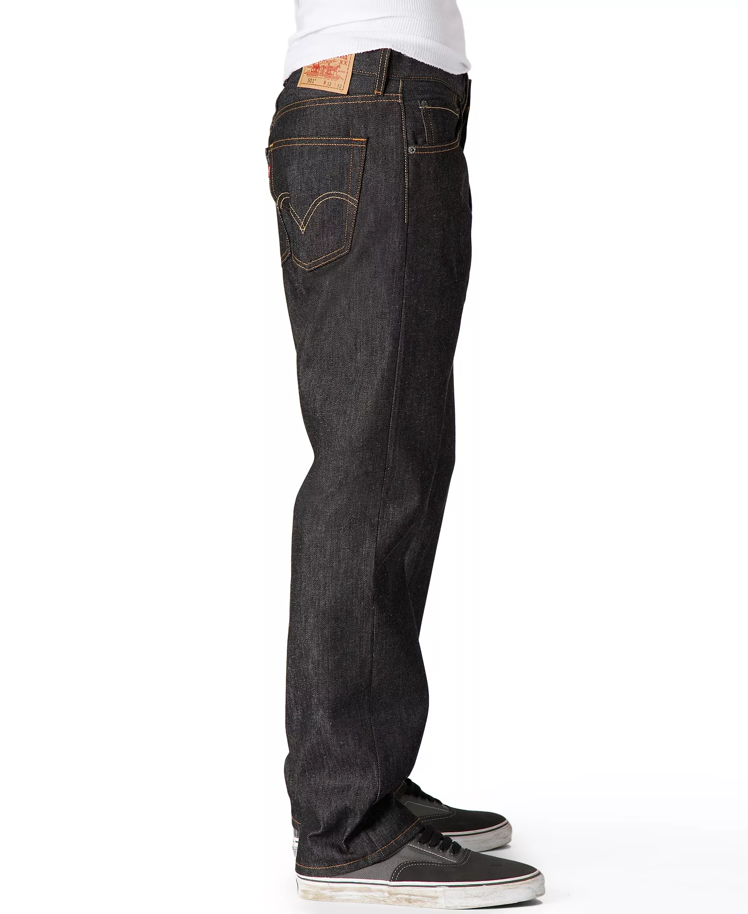 Men's Big & Tall 501® Original Shrink to Fit Jeans - Black Rigid - 32 - 34