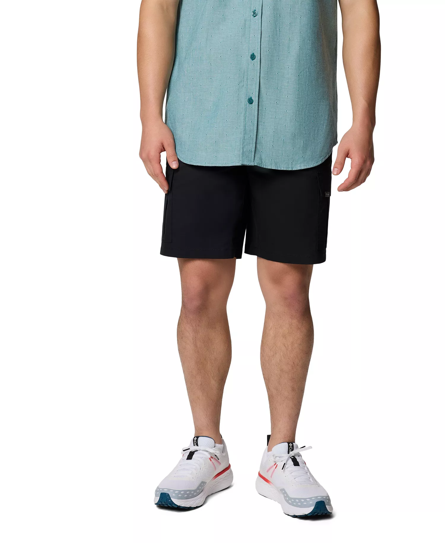 Men's Rapid Rivers Cargo Shorts - Black - 30