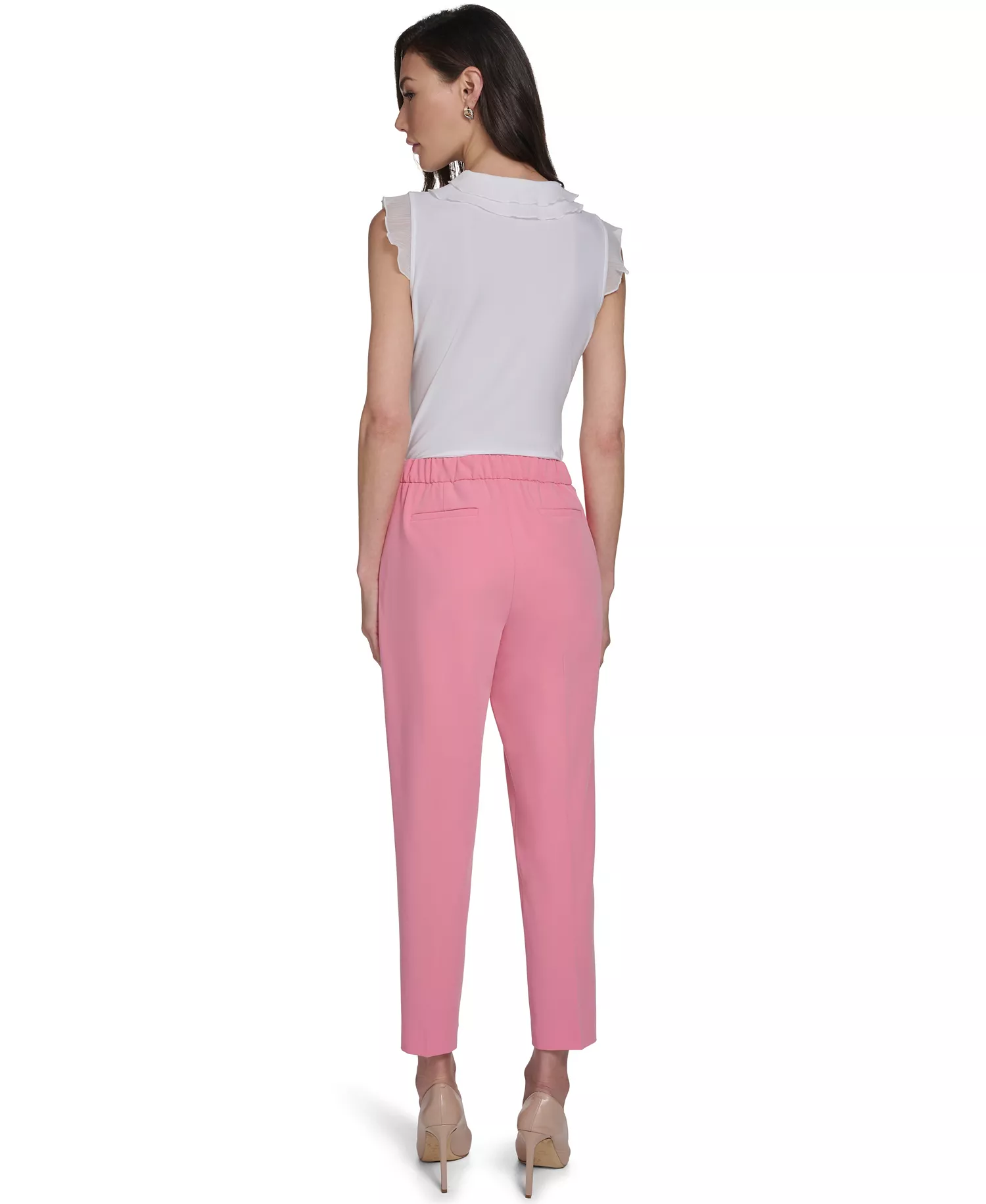 Women's Ankle Pants - Pink Tulip - 0