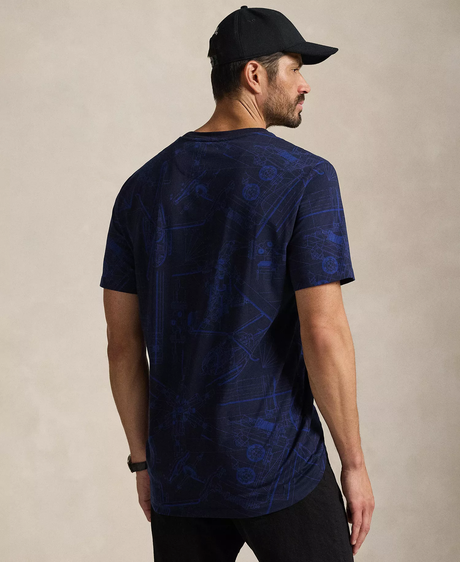 Men's Big & Tall Short-Sleeve Printed T-Shirt - Schematic Camo - 2LT