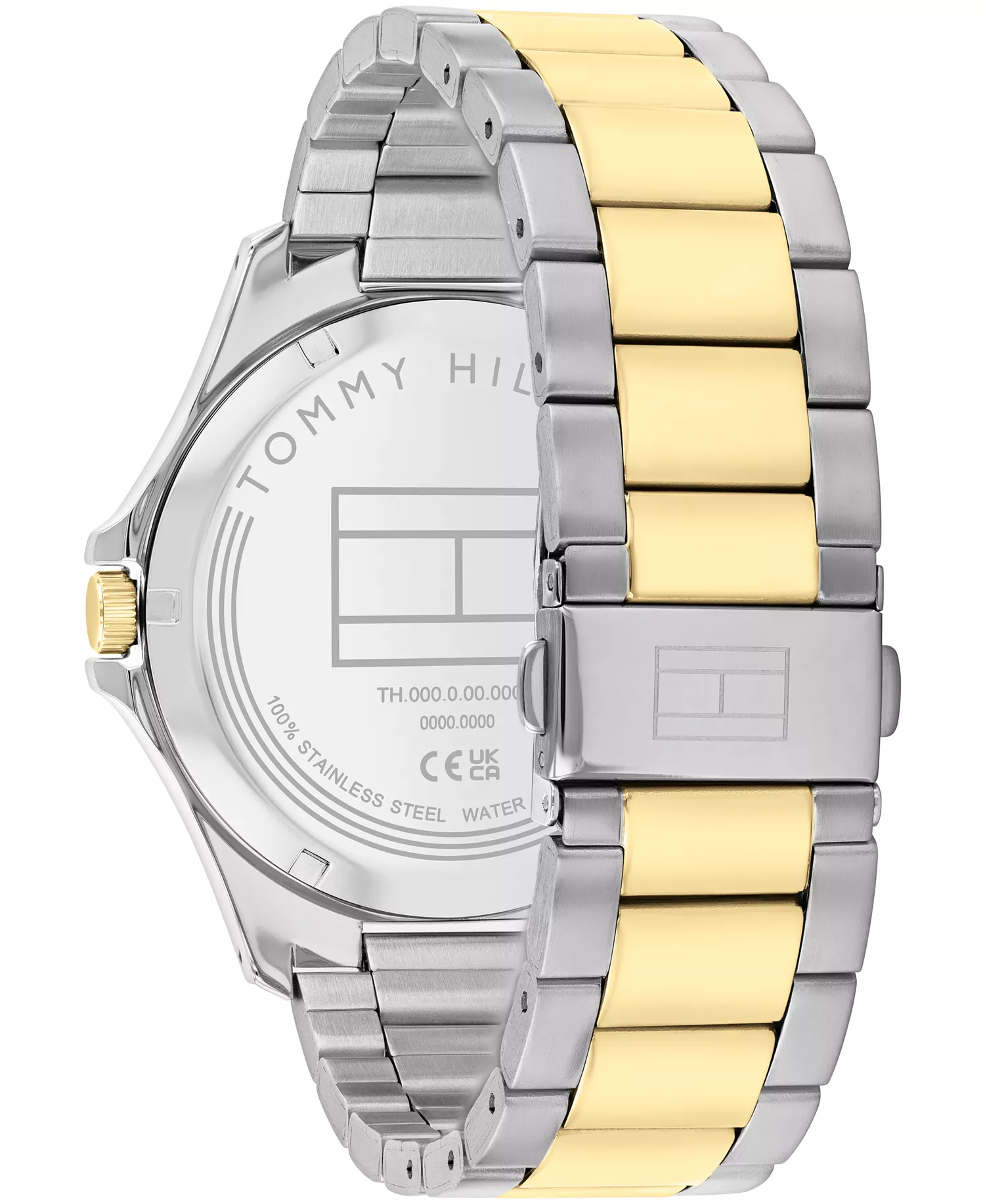 Men's Quartz Two-Tone Stainless-Steel Bracelet Watch, 43mm - Green - 43mm