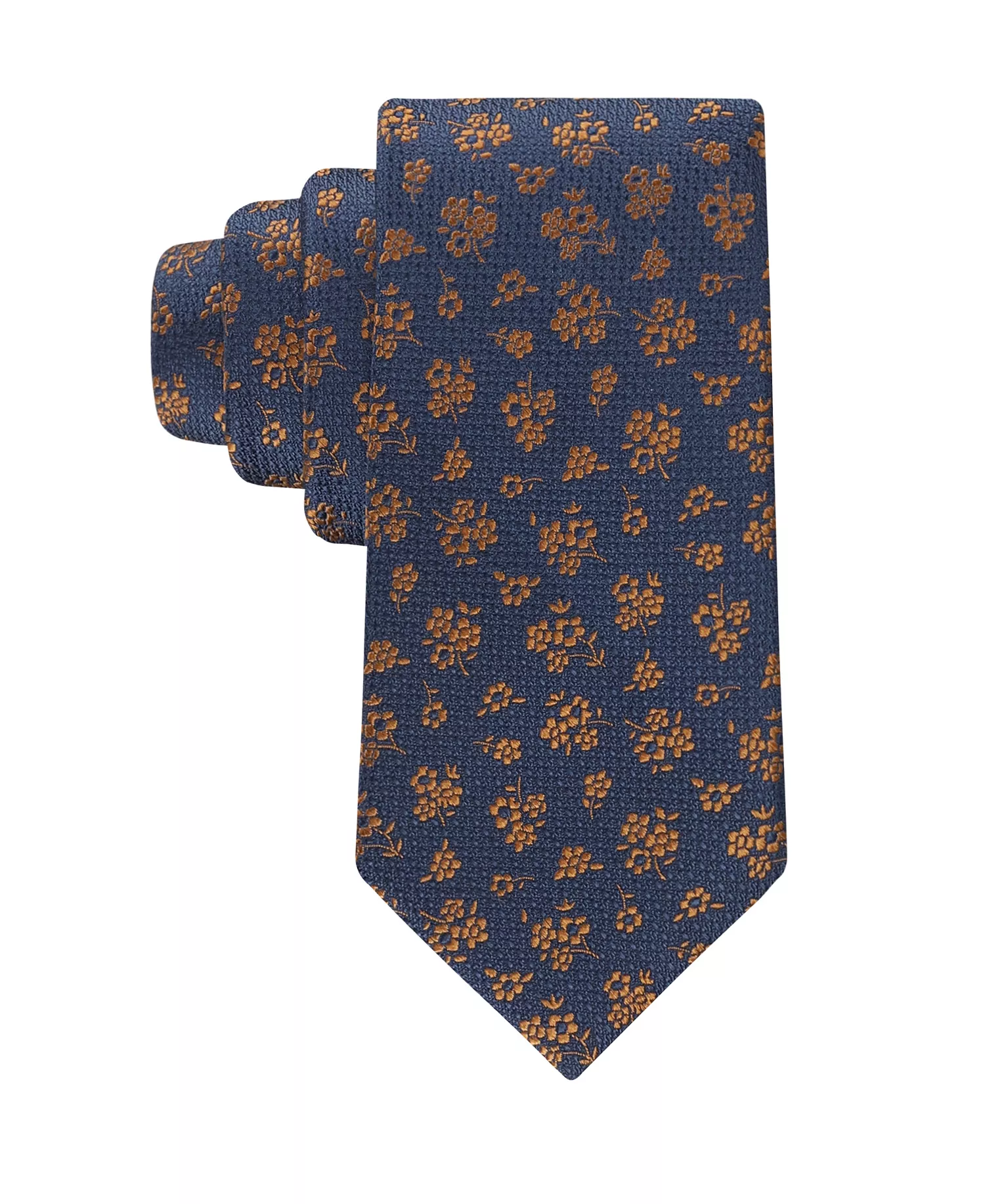 Men's Hudson Floral Print Tie - Blue - ONE SIZE