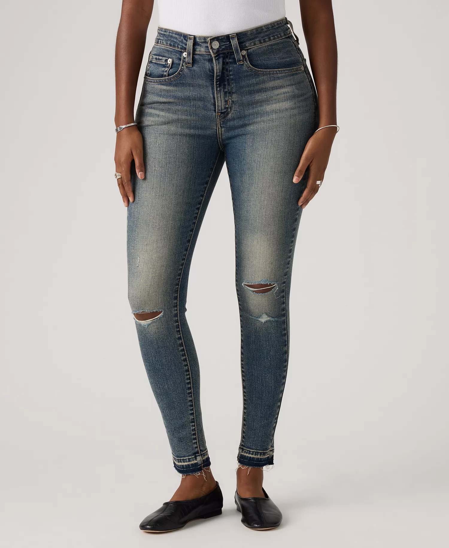 Women's 721 High-Rise Stretch Skinny Jeans - Believe In Me - 24