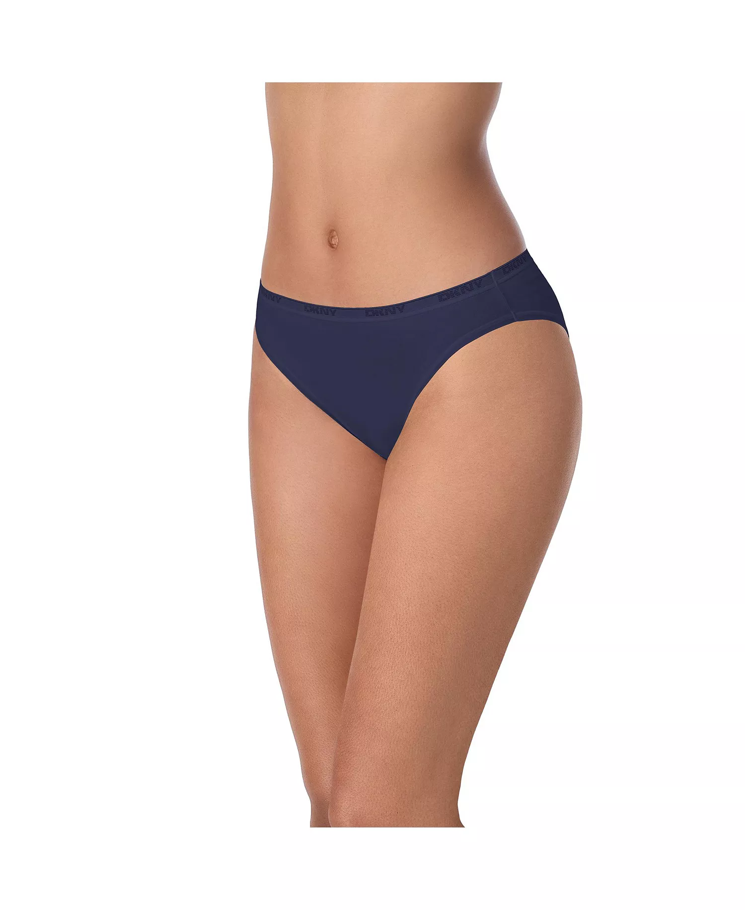 Women's Cotton Modal Bikini 3 Pack- DK8462P3 - Black White Navy - XL