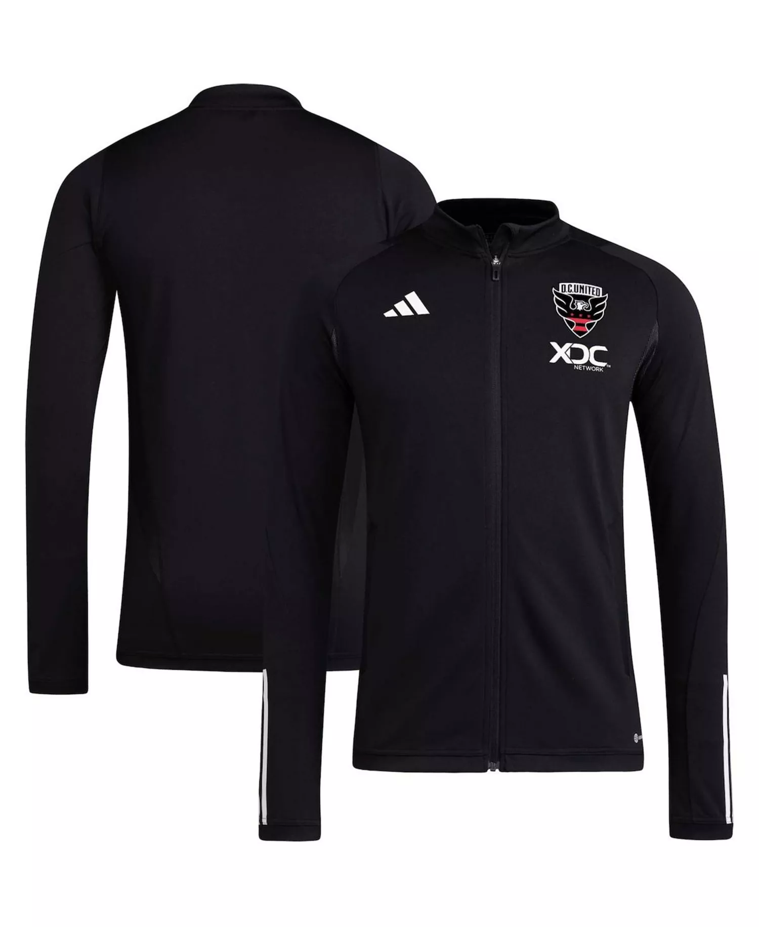 Men's Black D.C. United 2023 On-Field AEROREADY Full-Zip Training Top - Black - S