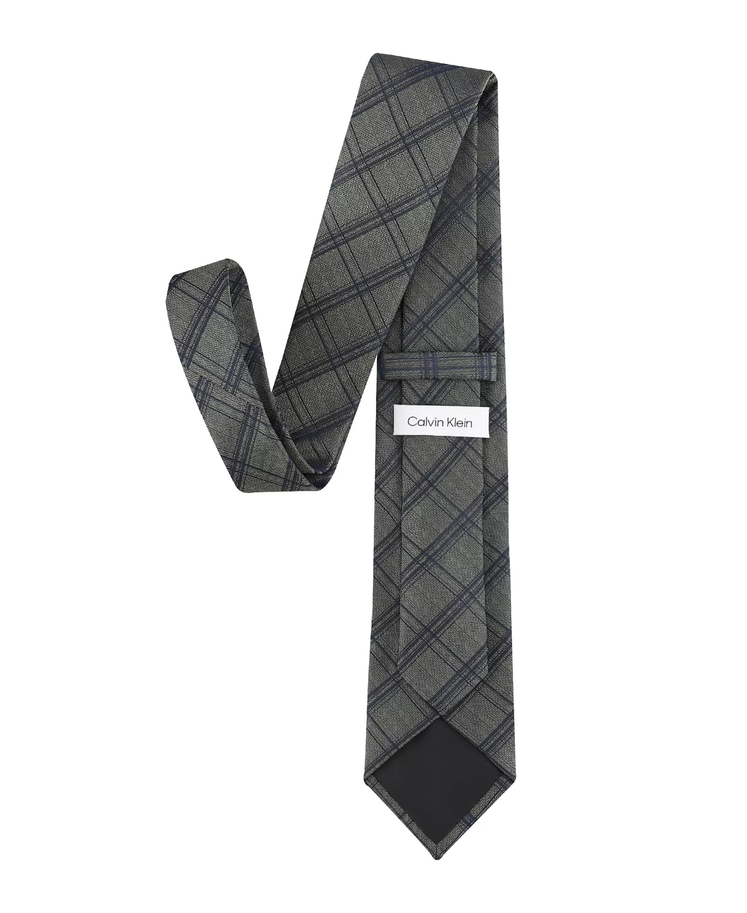 Men's Sutton Grid Tie - Charcoal - ONE SIZE