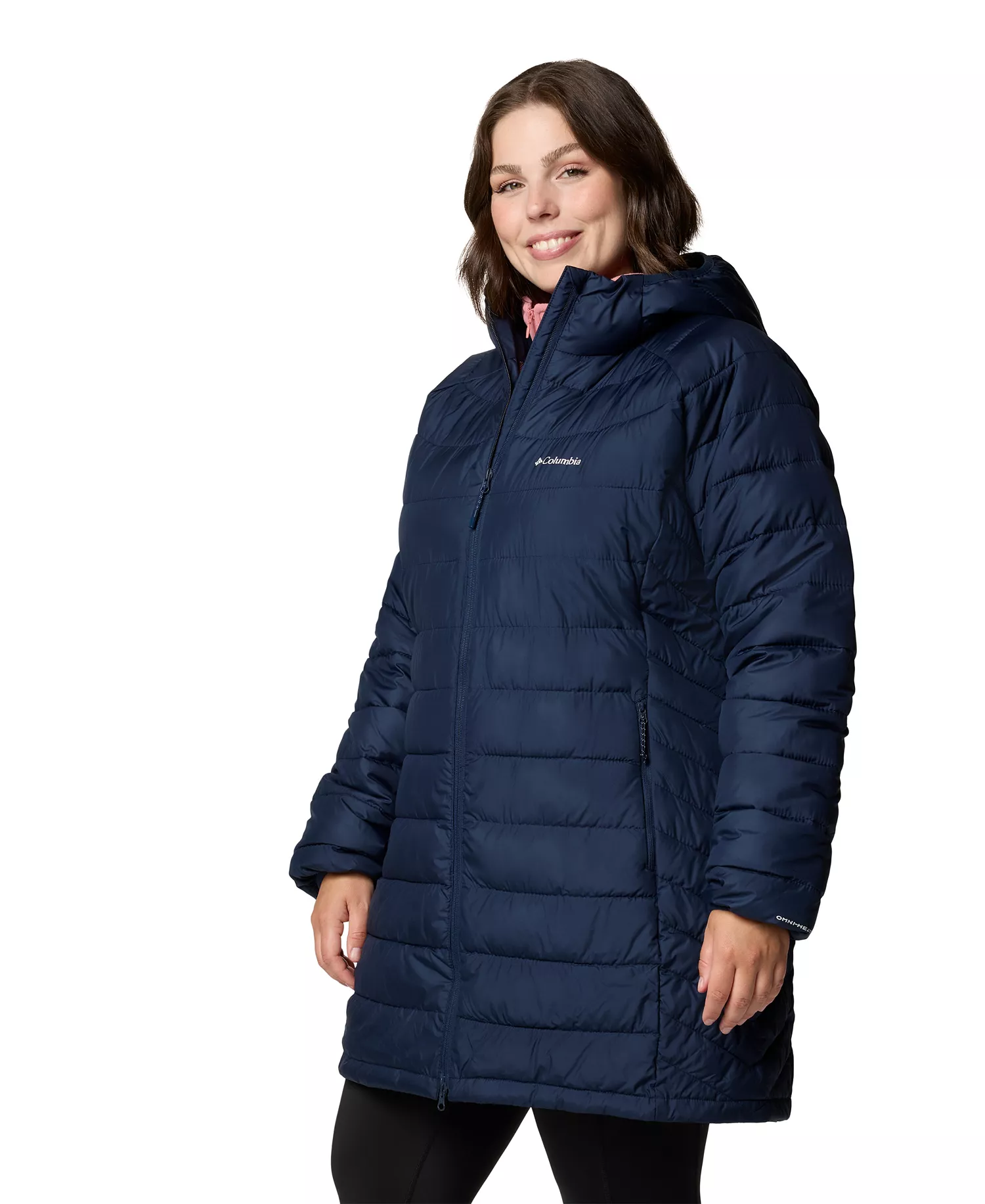 Plus Size Powder Lite II Mid Jacket - Collegiate Navy - 2X