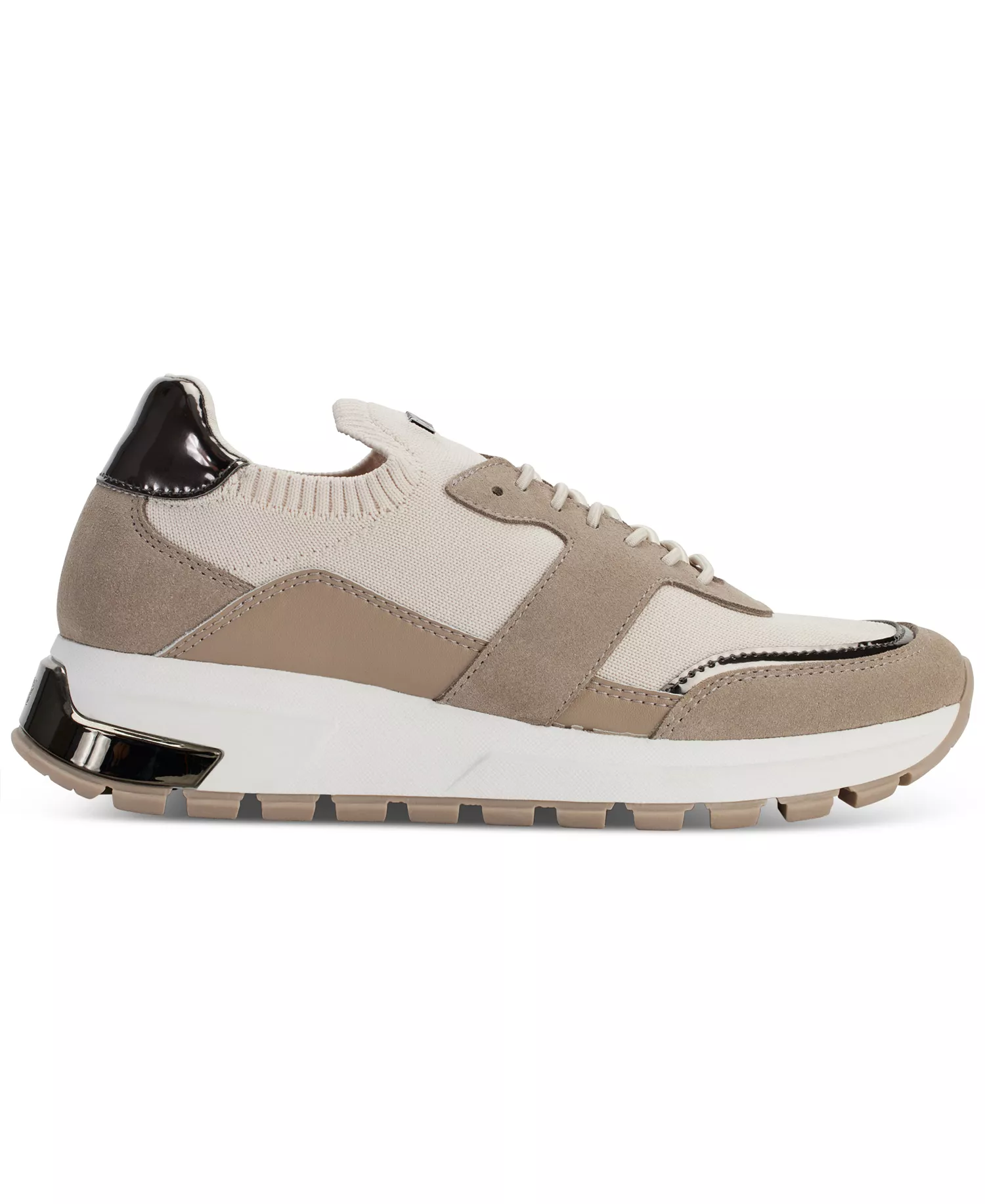 Women's Maida Lace-Up Low-Top Running Sneakers - Pebble/ Toffee - 5.5M