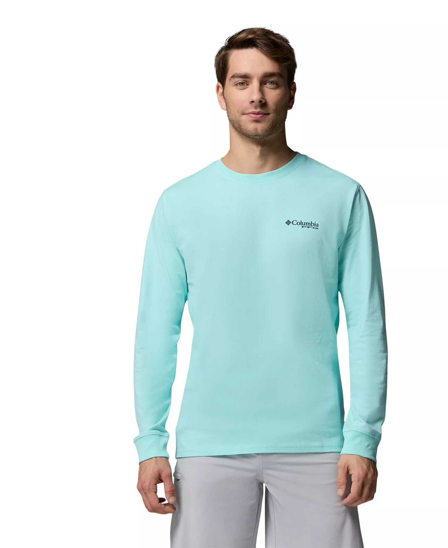 Men's PFG Trawling Graphic Long-Sleeve T-Shirt - Gulf Stream - L