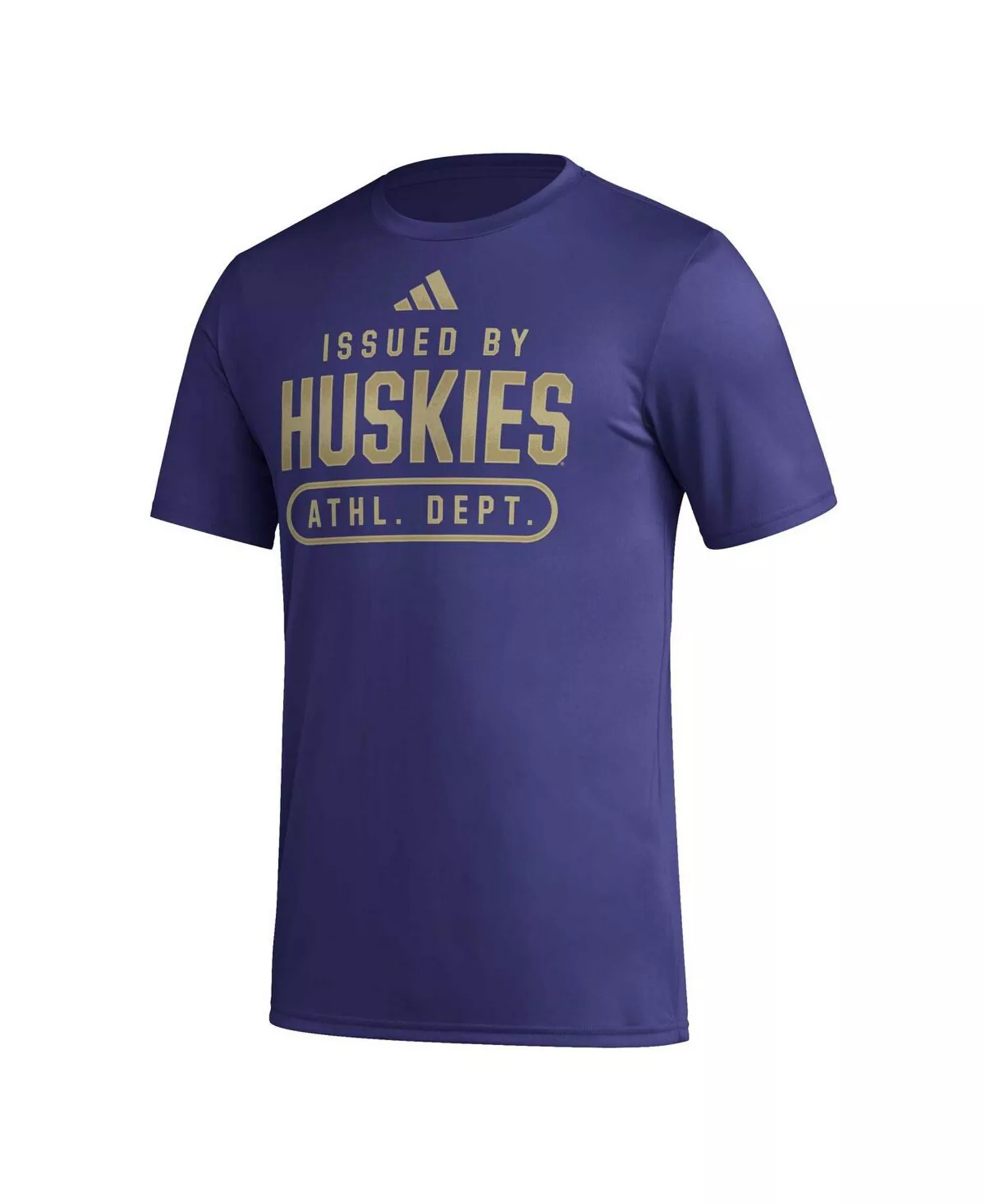 Men's Purple Washington Huskies AEROREADY Pregame T-shirt - Purple - 2XL