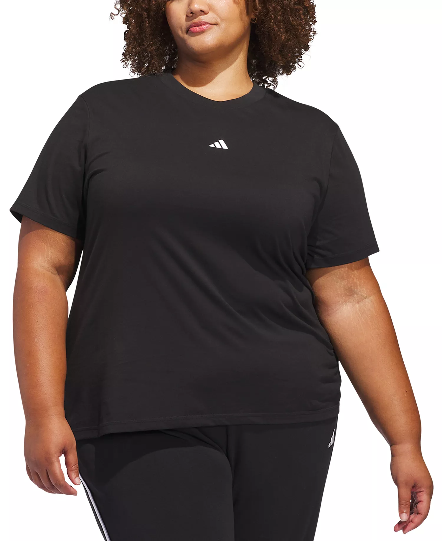 Plus Size Essentials Logo T-Shirt - Black - 1X