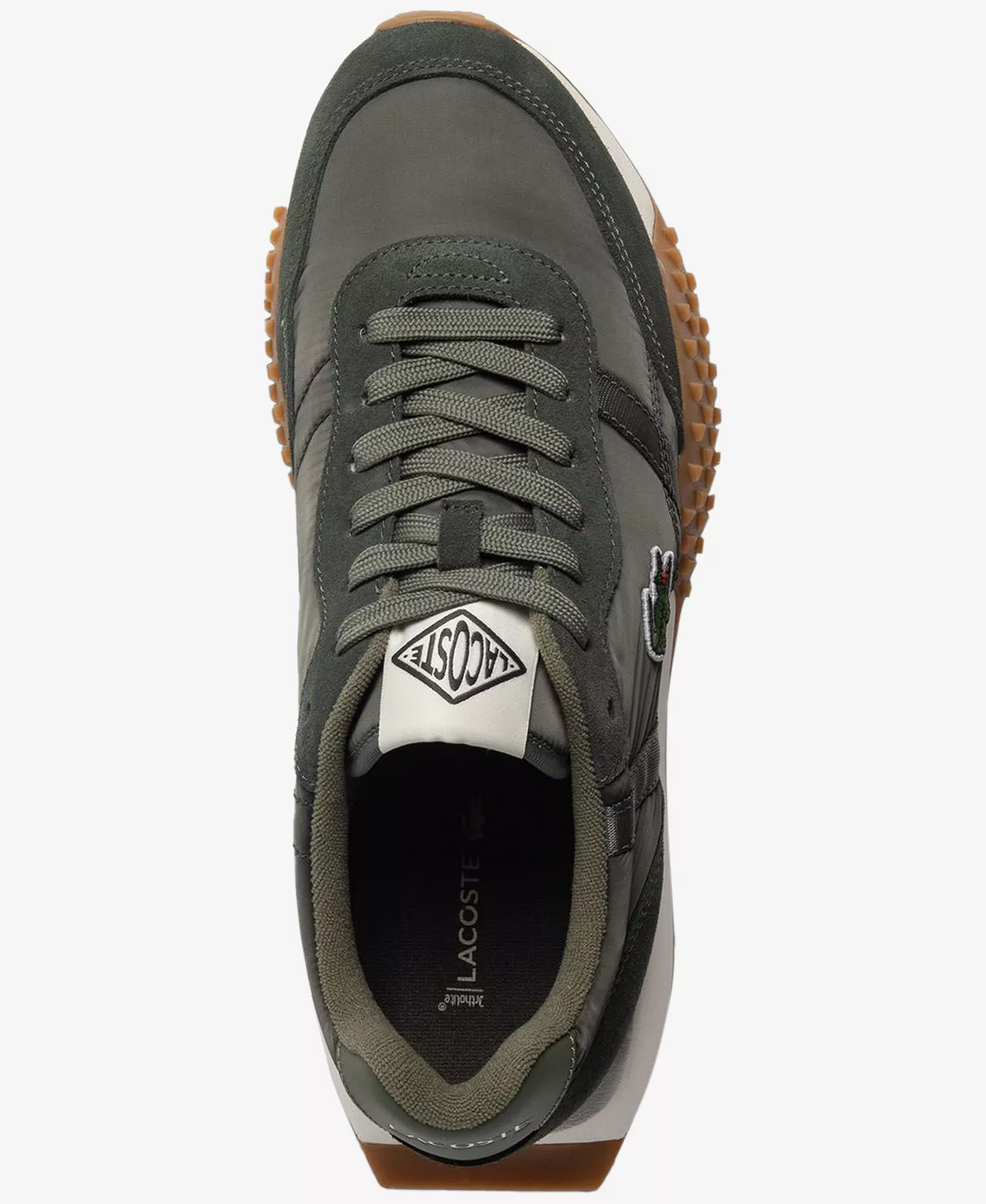 Men's Lace-Up L-Spin EVO Sneakers - Khaki/Gum - 10