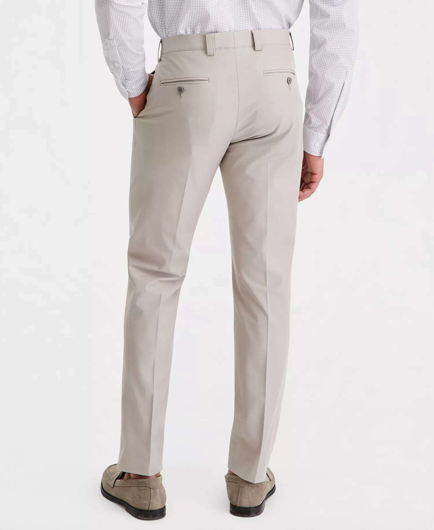 Men's Slim-Fit Dress Pants  - Grey - 30x30