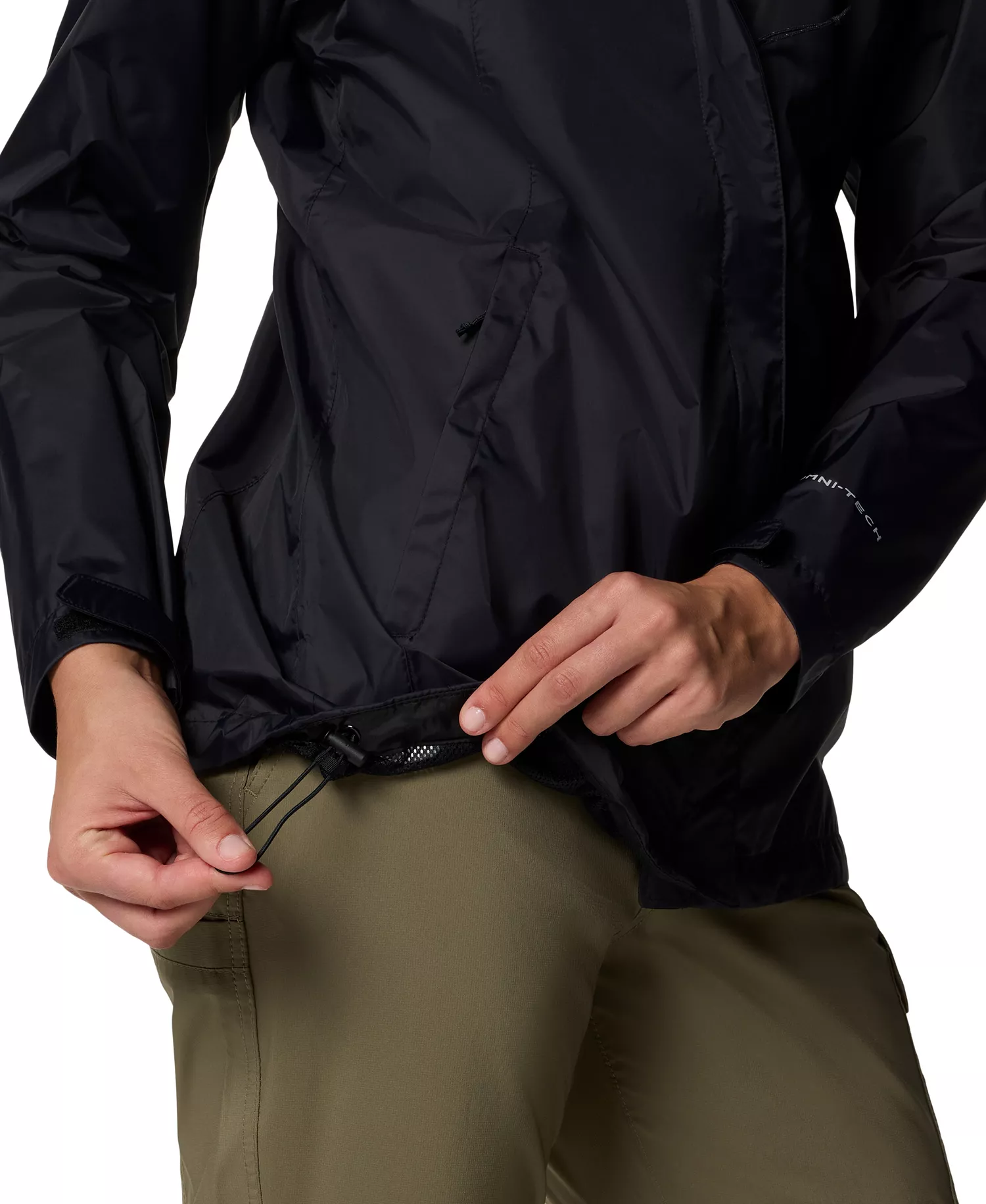 Women's Omni-Tech™ Arcadia II Rain Jacket - Black - L