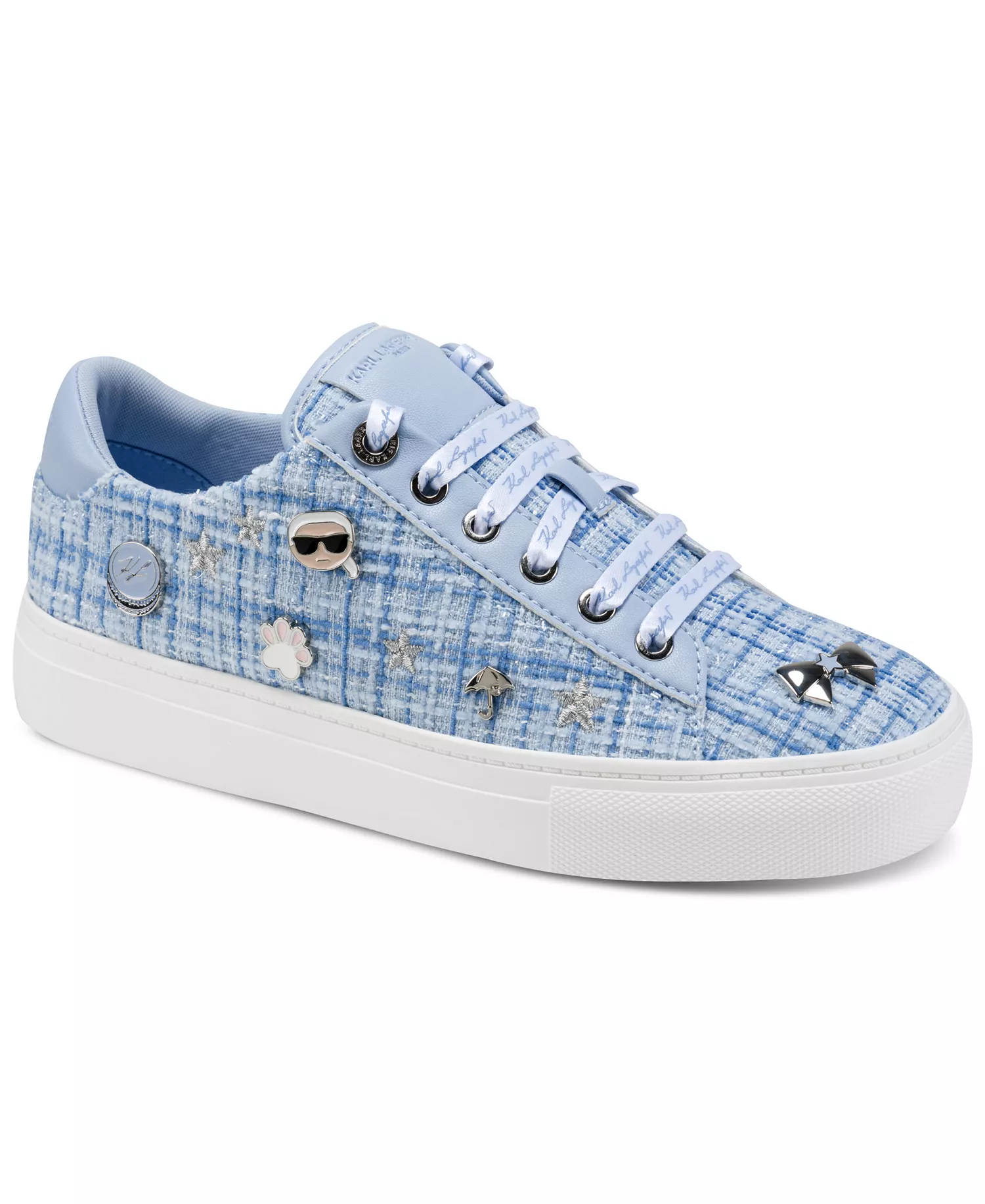 Women's Cate Macaron Lace-Up Sneakers - Baltic Blue - 6
