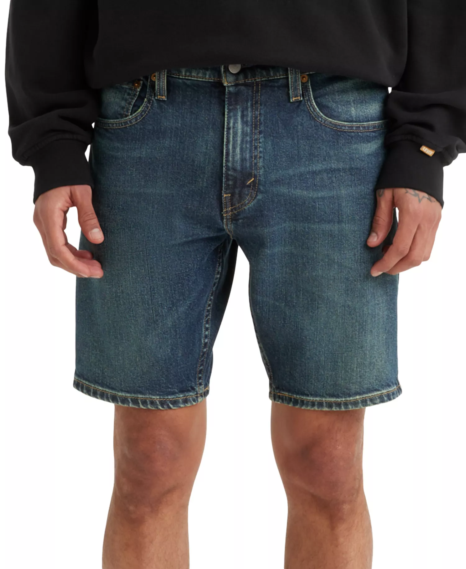 Men's Flex 412 Slim-Fit 5 Pocket 9" Jean Shorts - Born This Way - 29