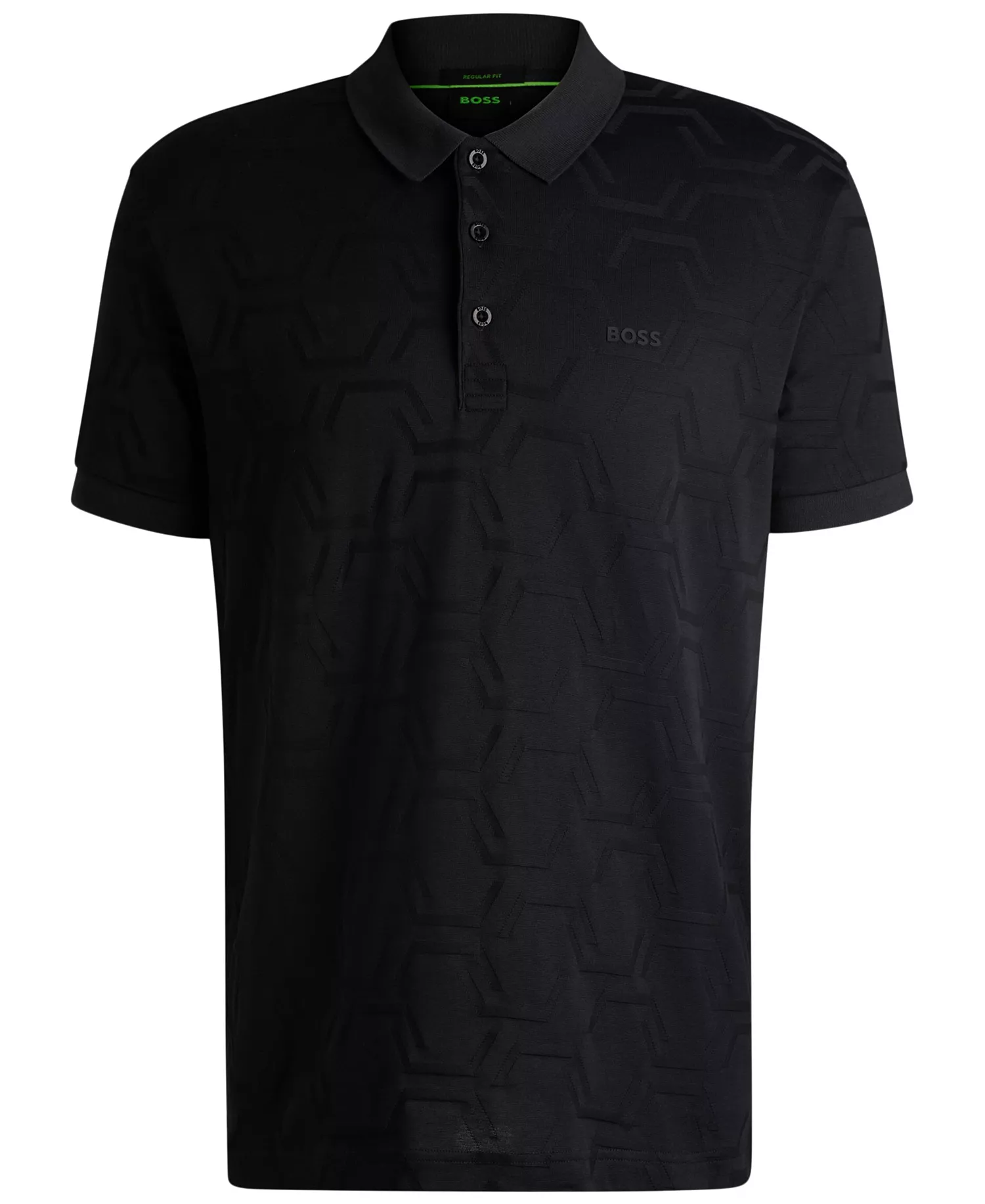 Men's Quilted Relaxed-Fit Paddy Polo - Dark Blue - S