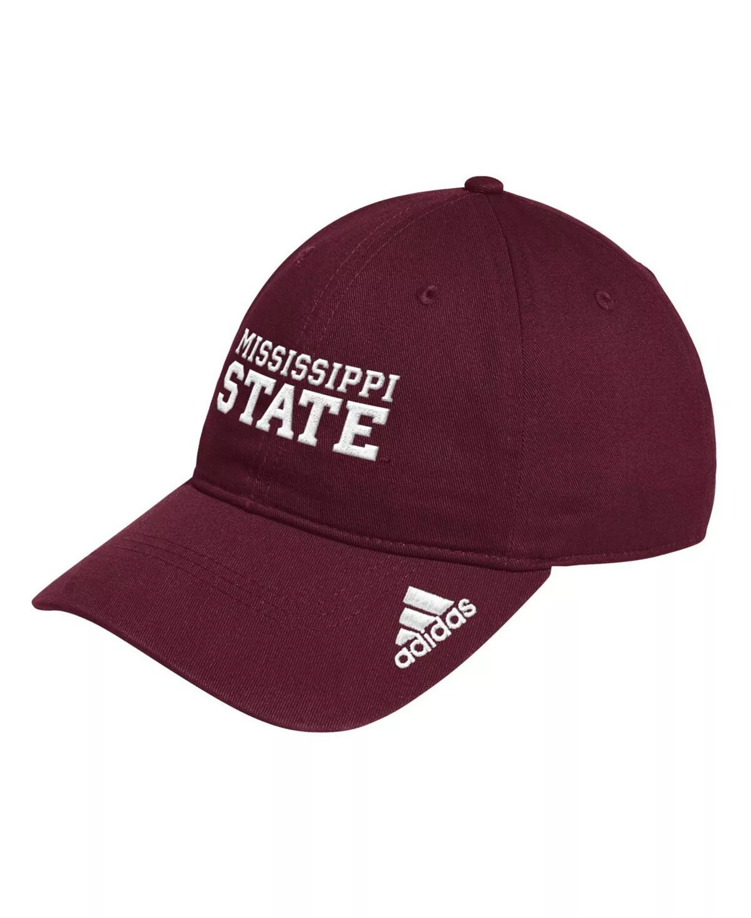 Men's Maroon Mississippi State Bulldogs Locker Room Wordmark Slouch Adjustable Hat - Maroon - ONE SIZE