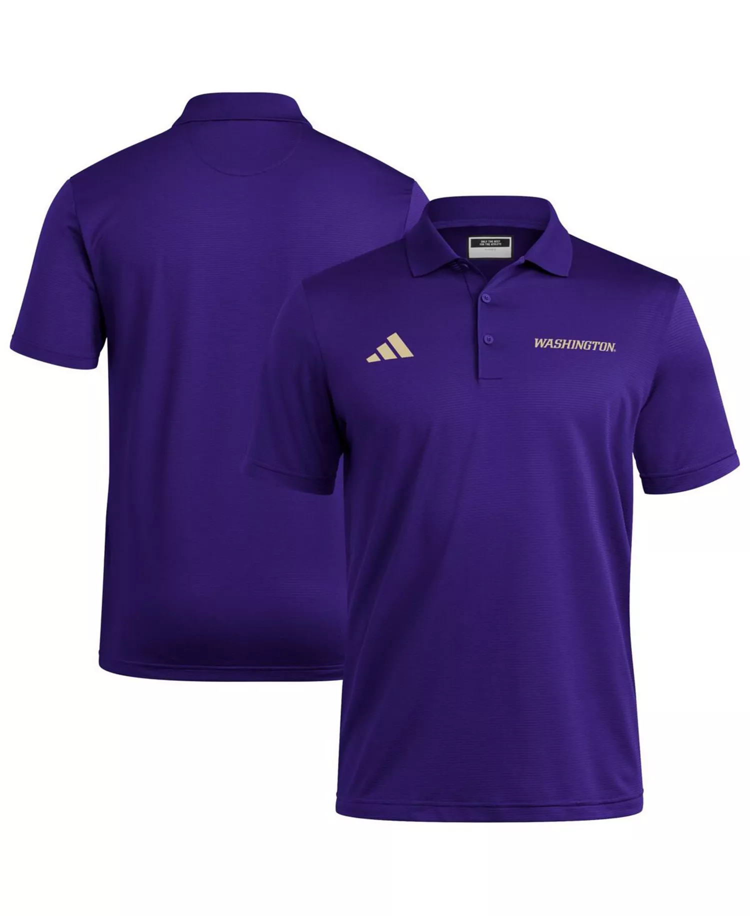 Men's Purple Washington Huskies Ultimate 365 Ottoman Polo Shirt - Purple - 2XL