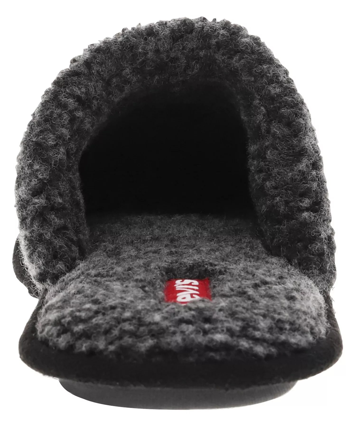 Men's Brixton Round Toe Slippers - Black/charcoal - L