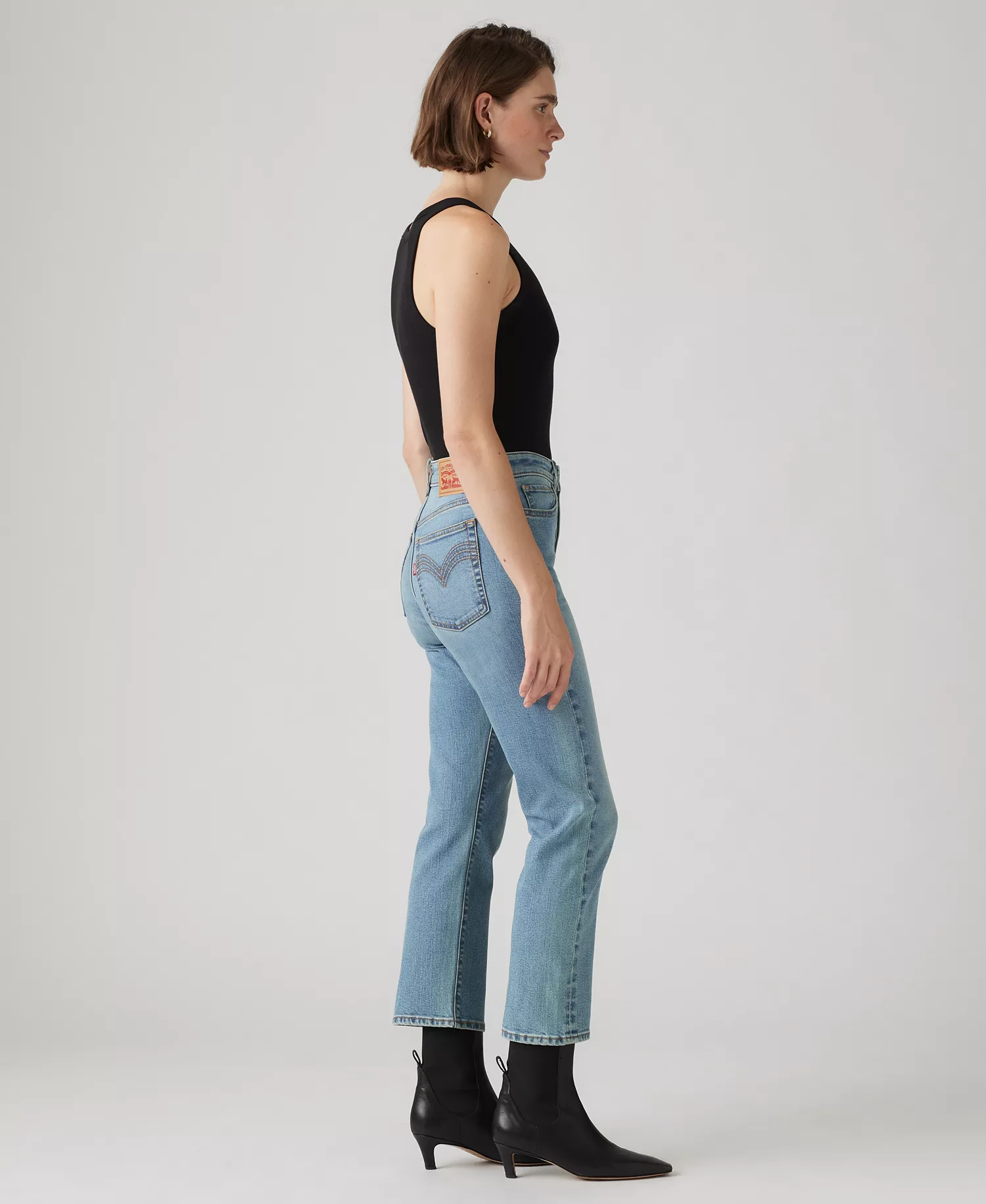 Women's Wedgie Straight Mid Rise Jeans - Blue - 26