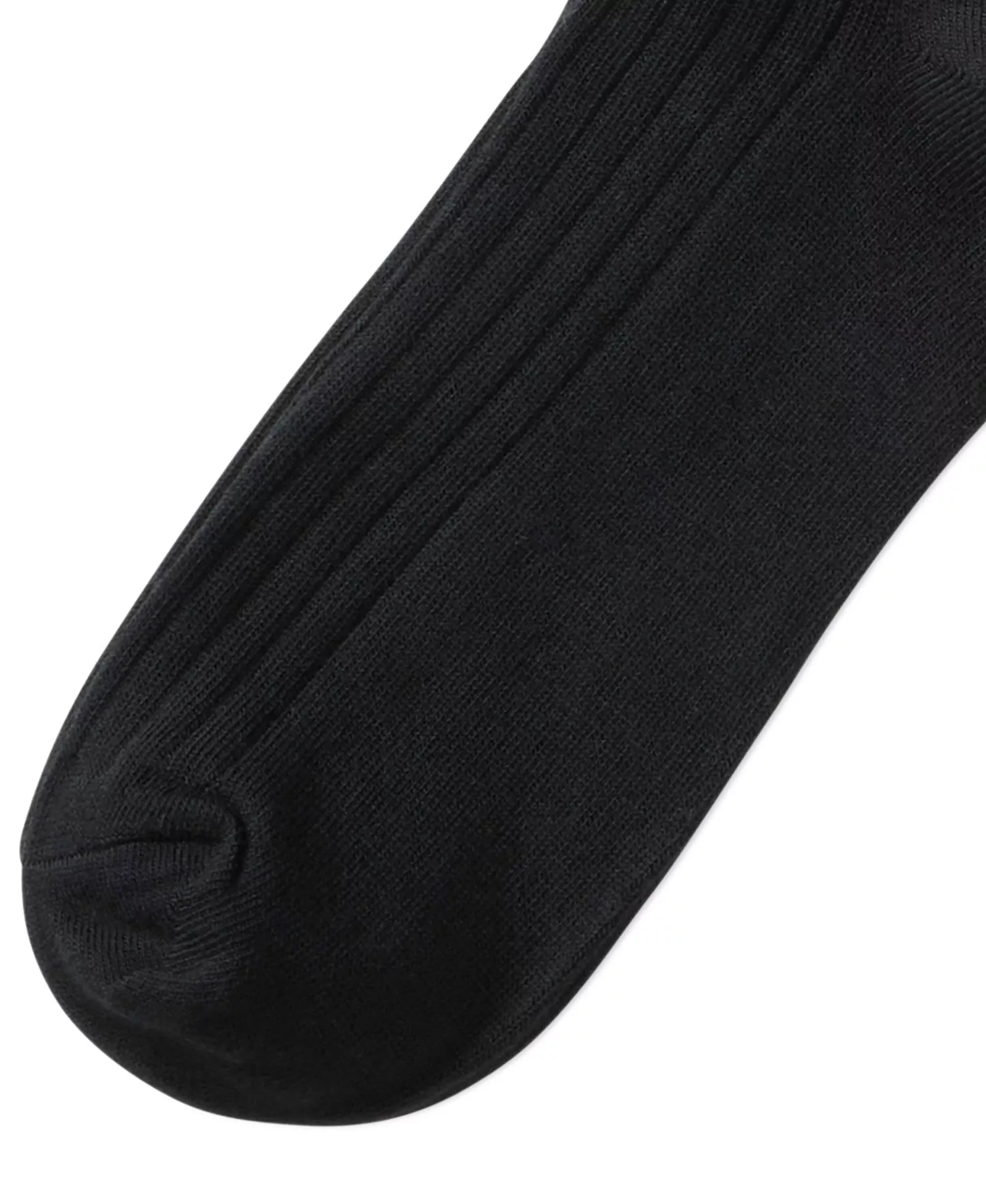 Men's Embroidered Trouser Socks - Black - 10-13