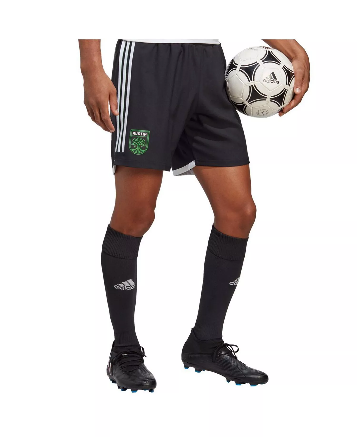 Men's Black Austin FC AEROREADY Authentic Shorts - Black - 2XL