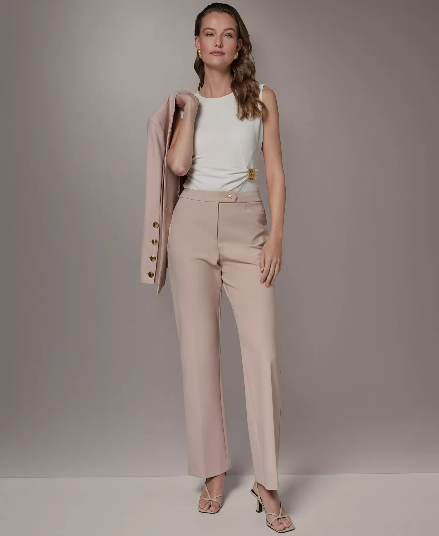 Women's Straight Leg Pants - Snow Petal - 0