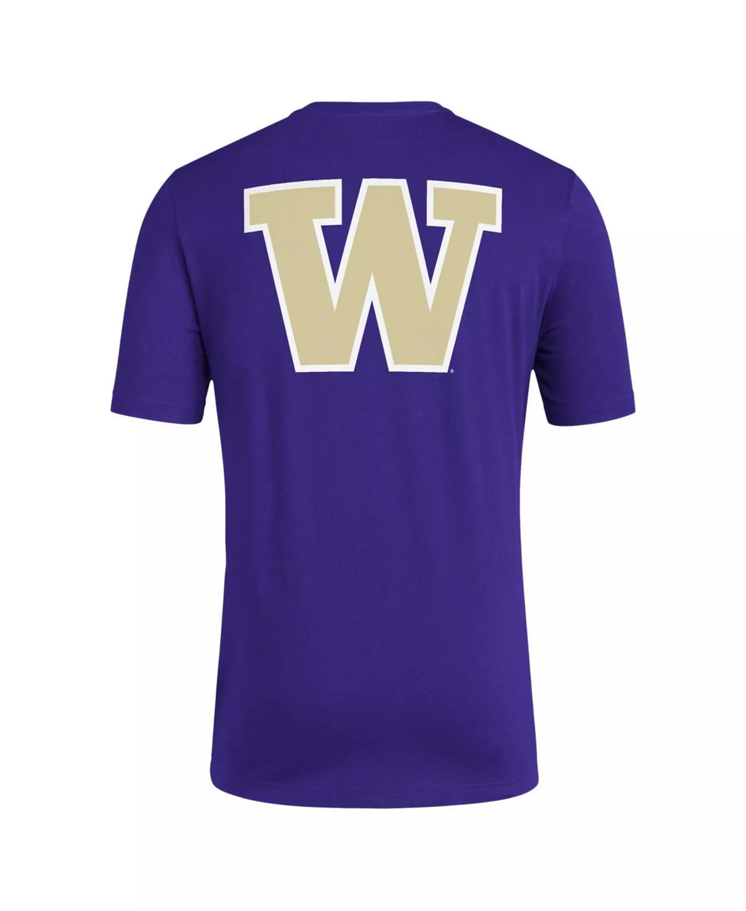Men's Purple Washington Huskies Reverse Retro Baseball 2 Hit T-Shirt - Purple - 2XL