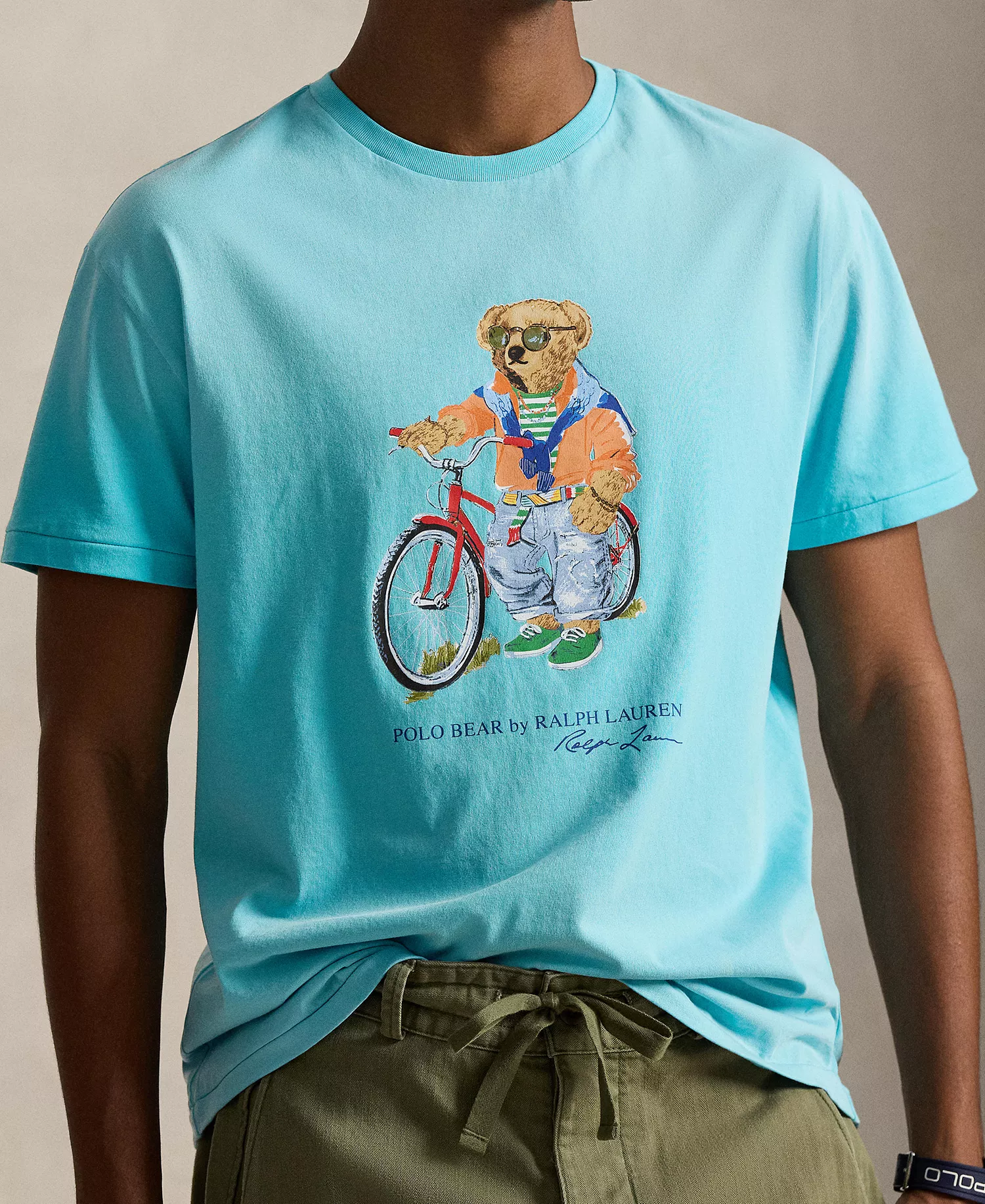 Men's Bears Short-Sleeve T-Shirt - Turquoise - 2XL