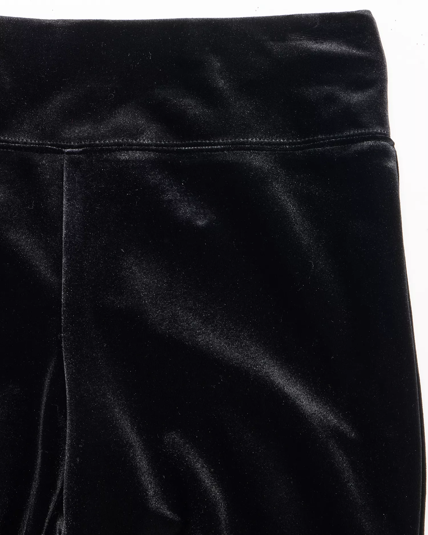 Women's Velvet Leggings, Macy's Exclusive - Deep Black - XS
