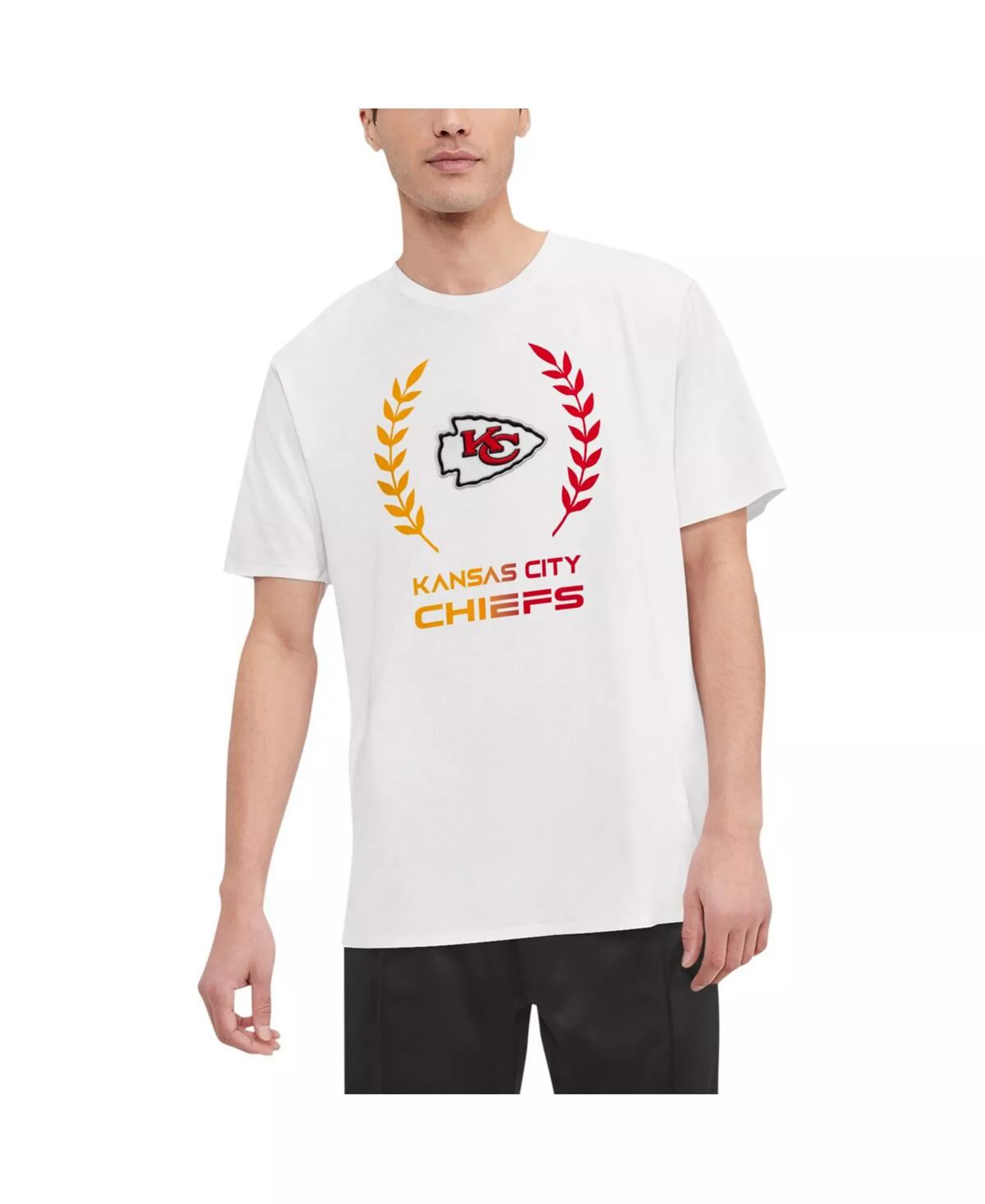 Men's White Kansas City Chiefs Miles T-shirt - White - 2XL