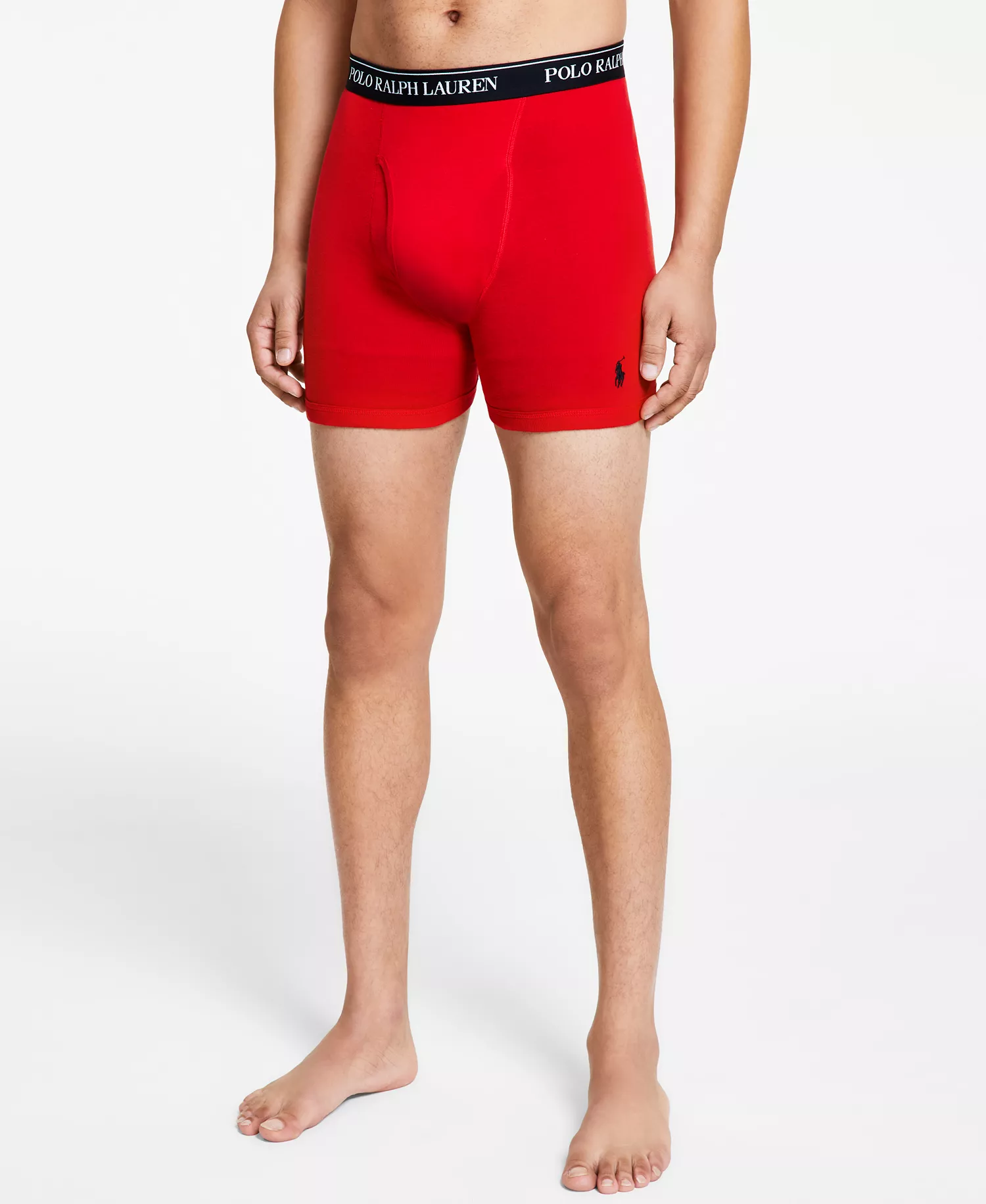 Men's Classic Undershirt 3-Pack & Classic Cotton Boxer Briefs 3-Pack  - Aerial Blue / Rugby Royal / Cruise Navy - L