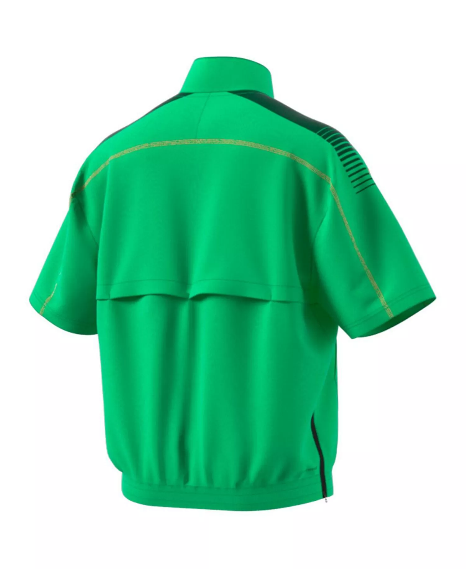 Men's Green Miami Hurricanes Miami Nights Strategy Half-Zip Short Sleeve Jacket - Green - 2XL
