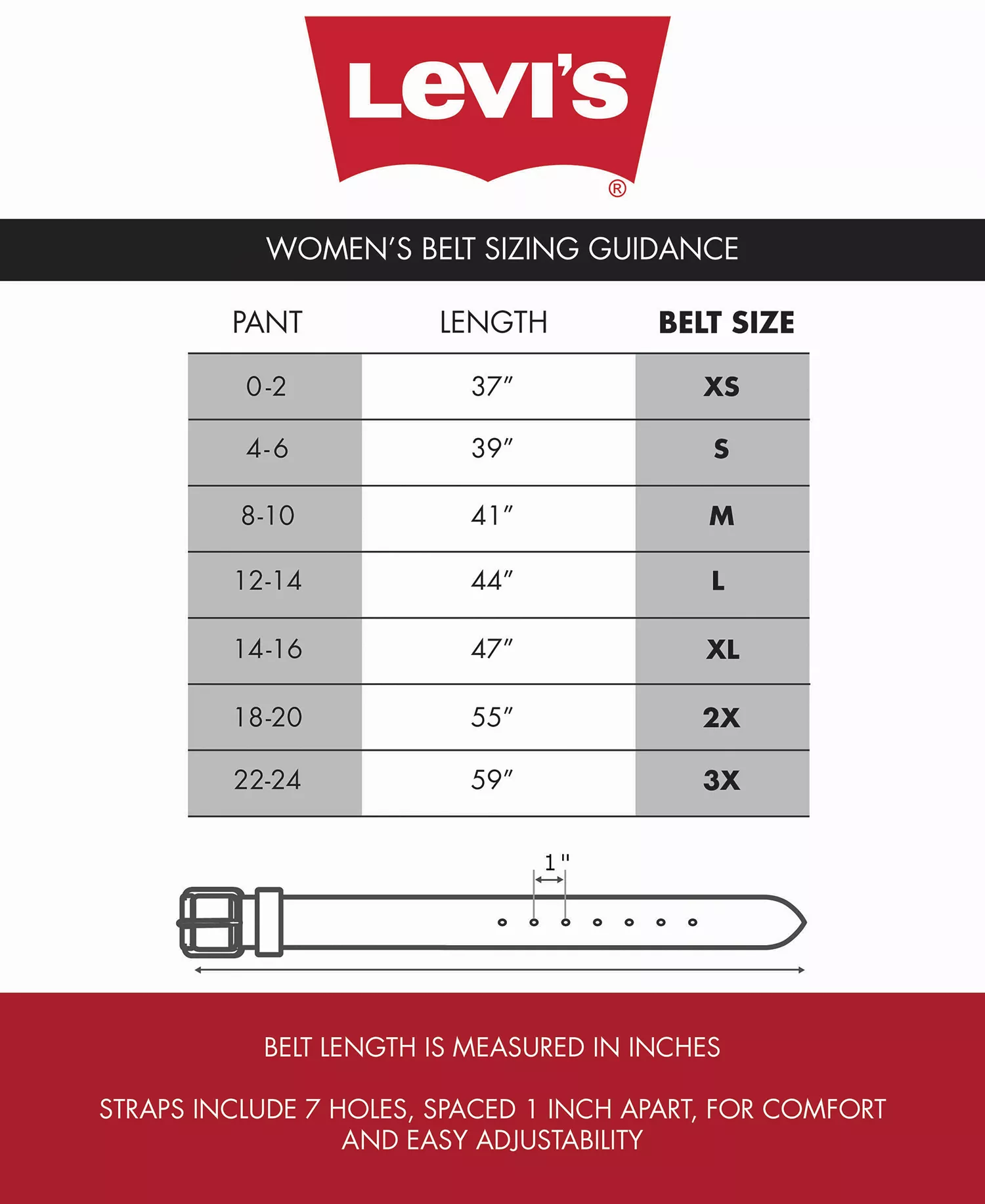 Women's Circular Center Bar Buckle Leather Belt - Black - L