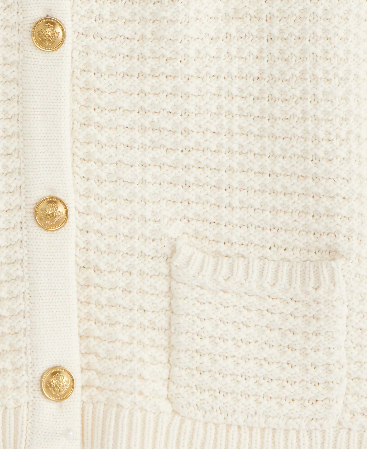 Petite Short-Sleeve Cardigan, Macy's Exclusive - Vintage Cream - P/L