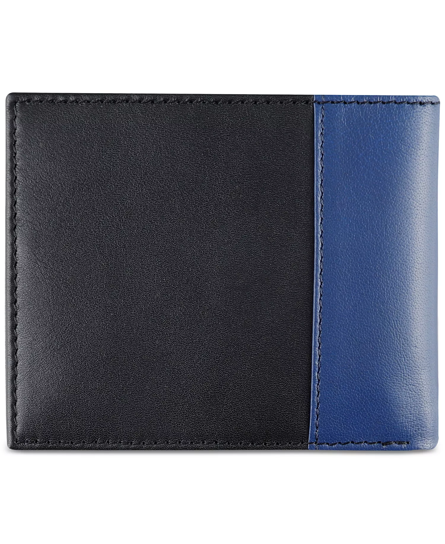 Men's RFID Pop Color Leather Bifold Wallet