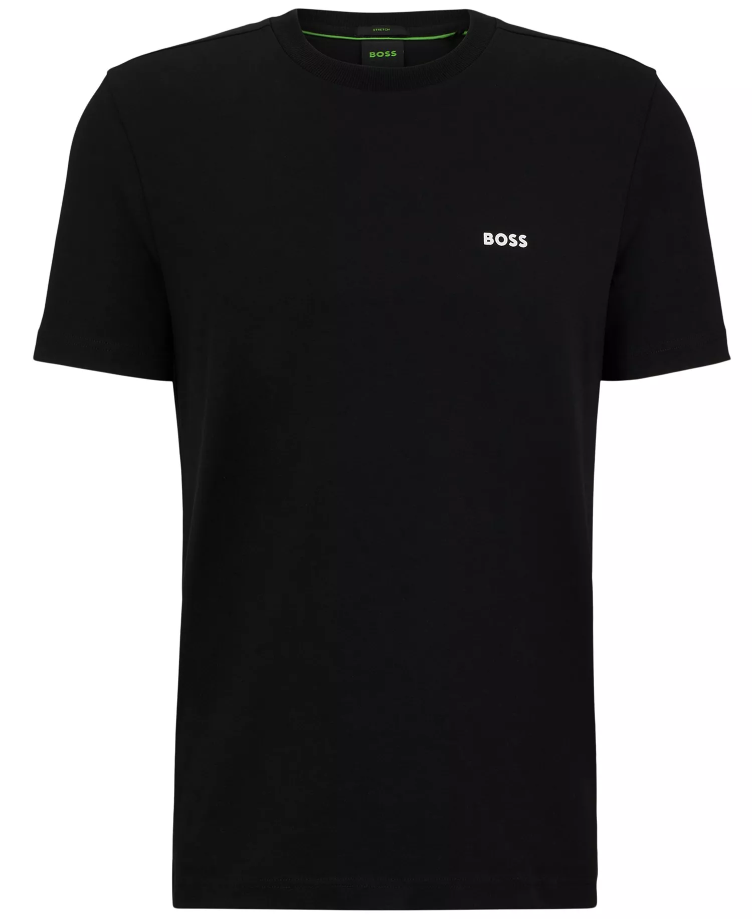 Men's Contrast Logo Regular-Fit T-Shirt - Black - 2XL