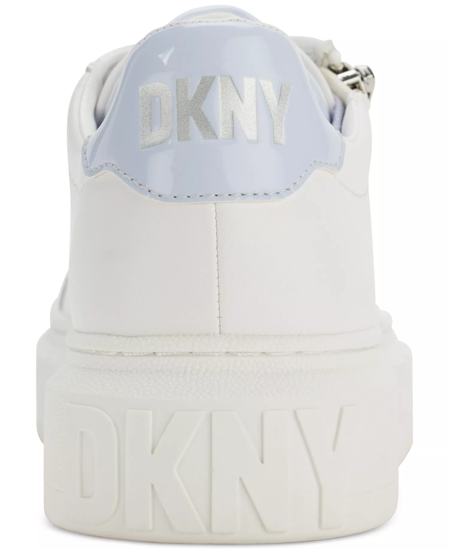 Women's Matti Lace-Up Zip Sneakers - Bright White/ Lavender - 9.5M