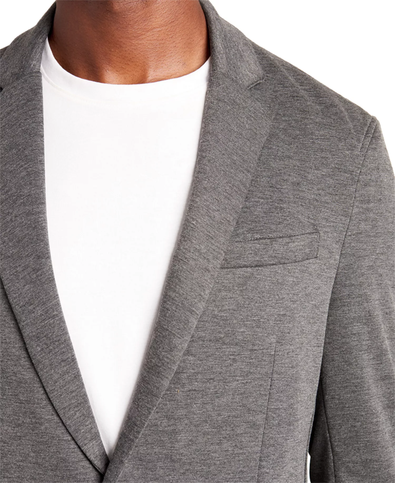 Men's Knit Tailored Jacket - Black - M