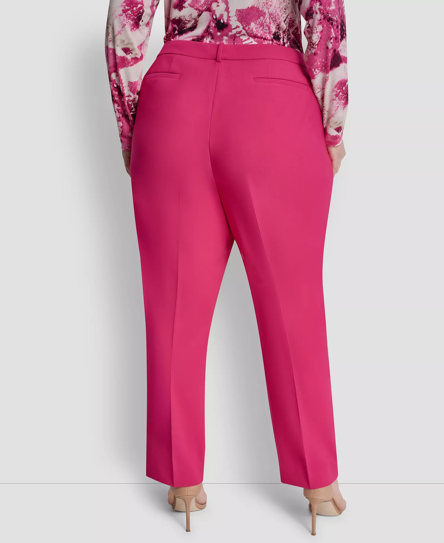 Plus Size Essex Ankle Pants - Hot Pink - 14W