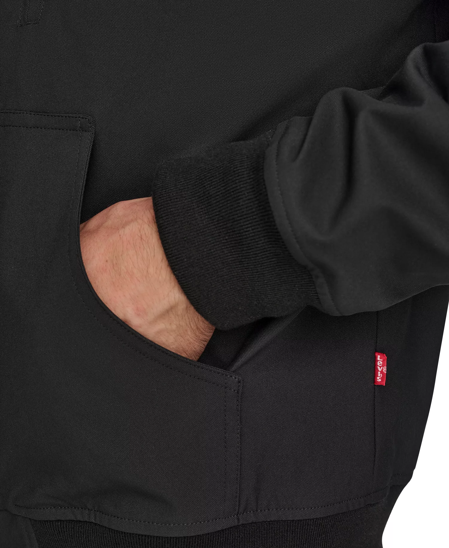 Men's Military Bomber Jacket - Black - 2XL