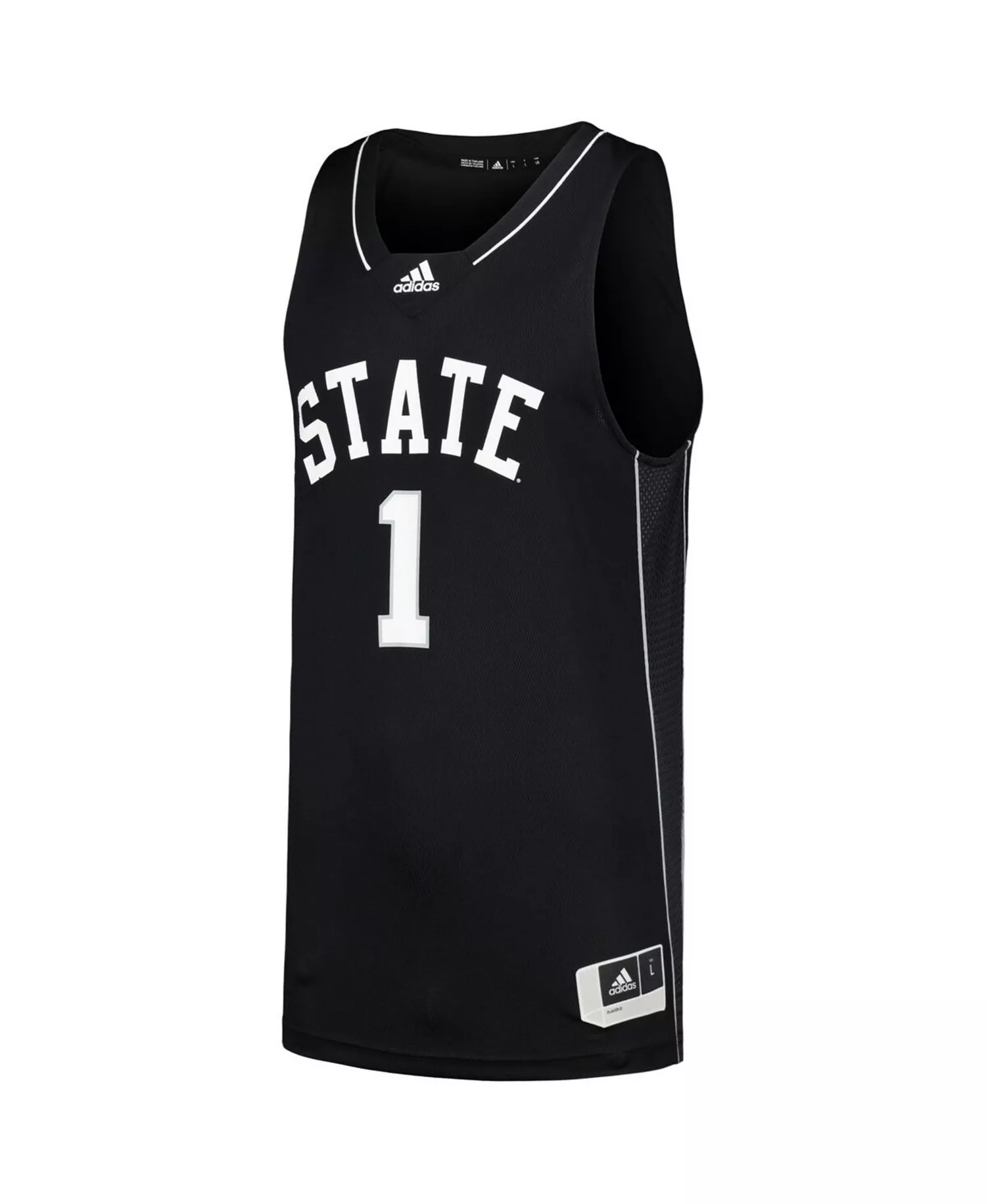 Men's Number 1 Mississippi State Bulldogs Team Swingman Basketball Jersey - Black - 2XL