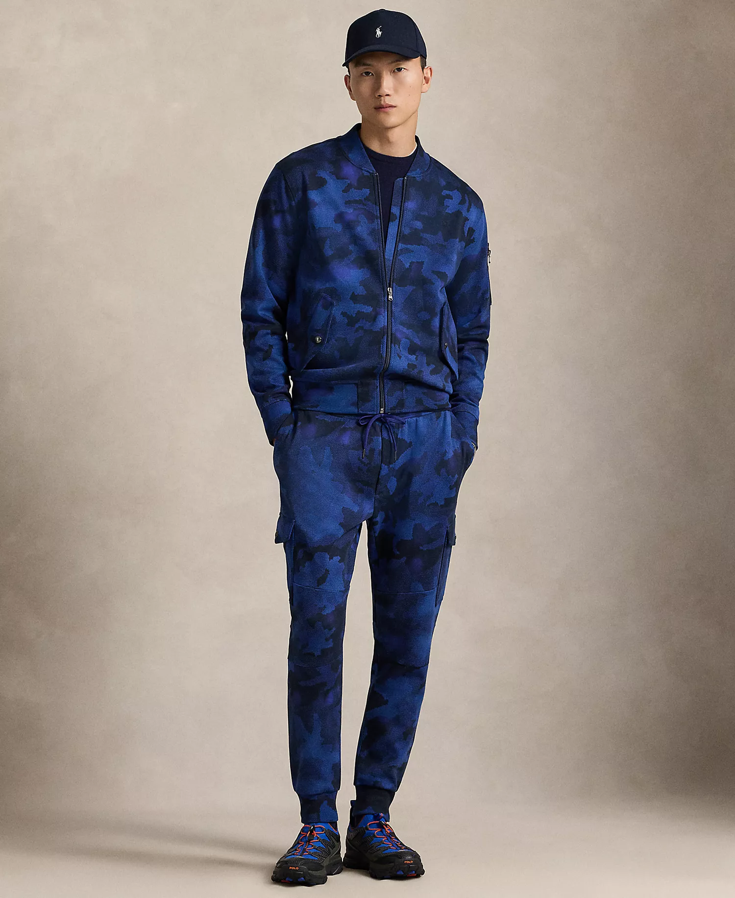 Men's Double Knit Tech Cargo Pants - Spy Camo - 2XL