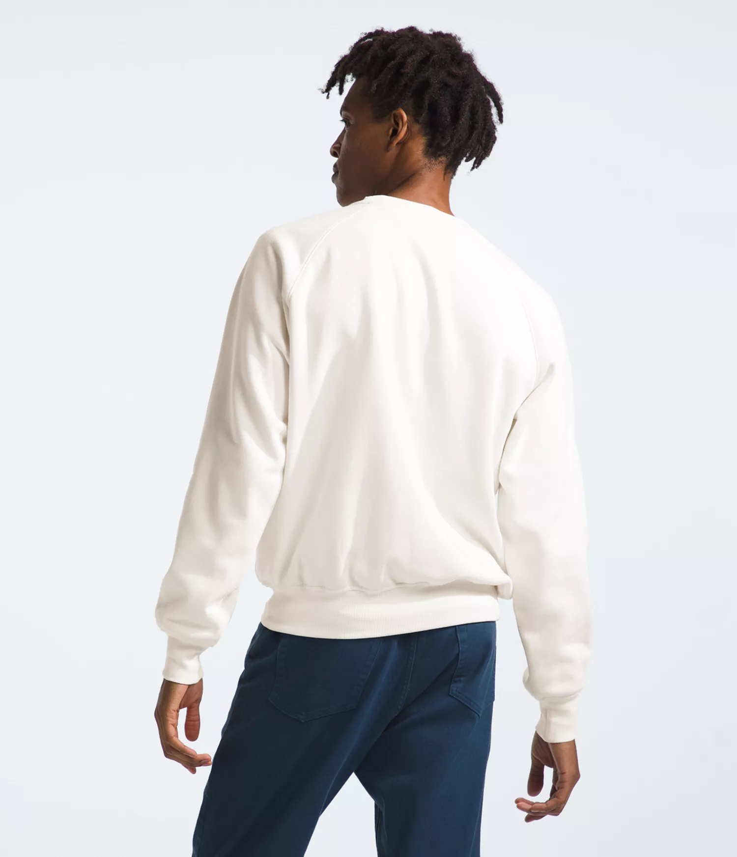 Men's Evolution Crewneck Sweatshirt  - Medium Grey Heather, White - 2XL