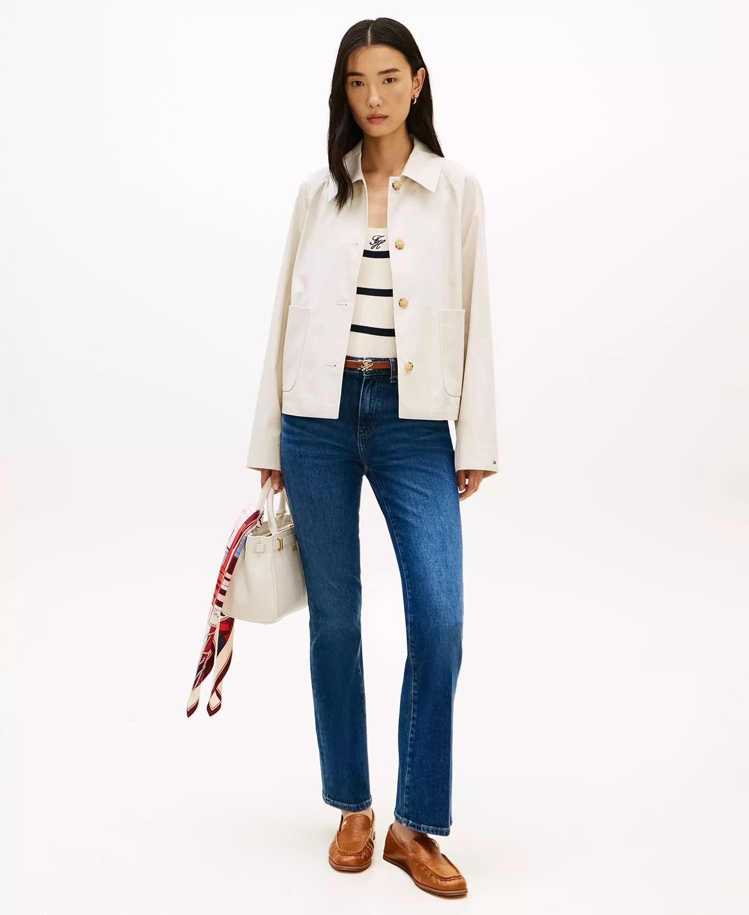 Women's Dark Blue Bootcut Jeans - Blue - 10