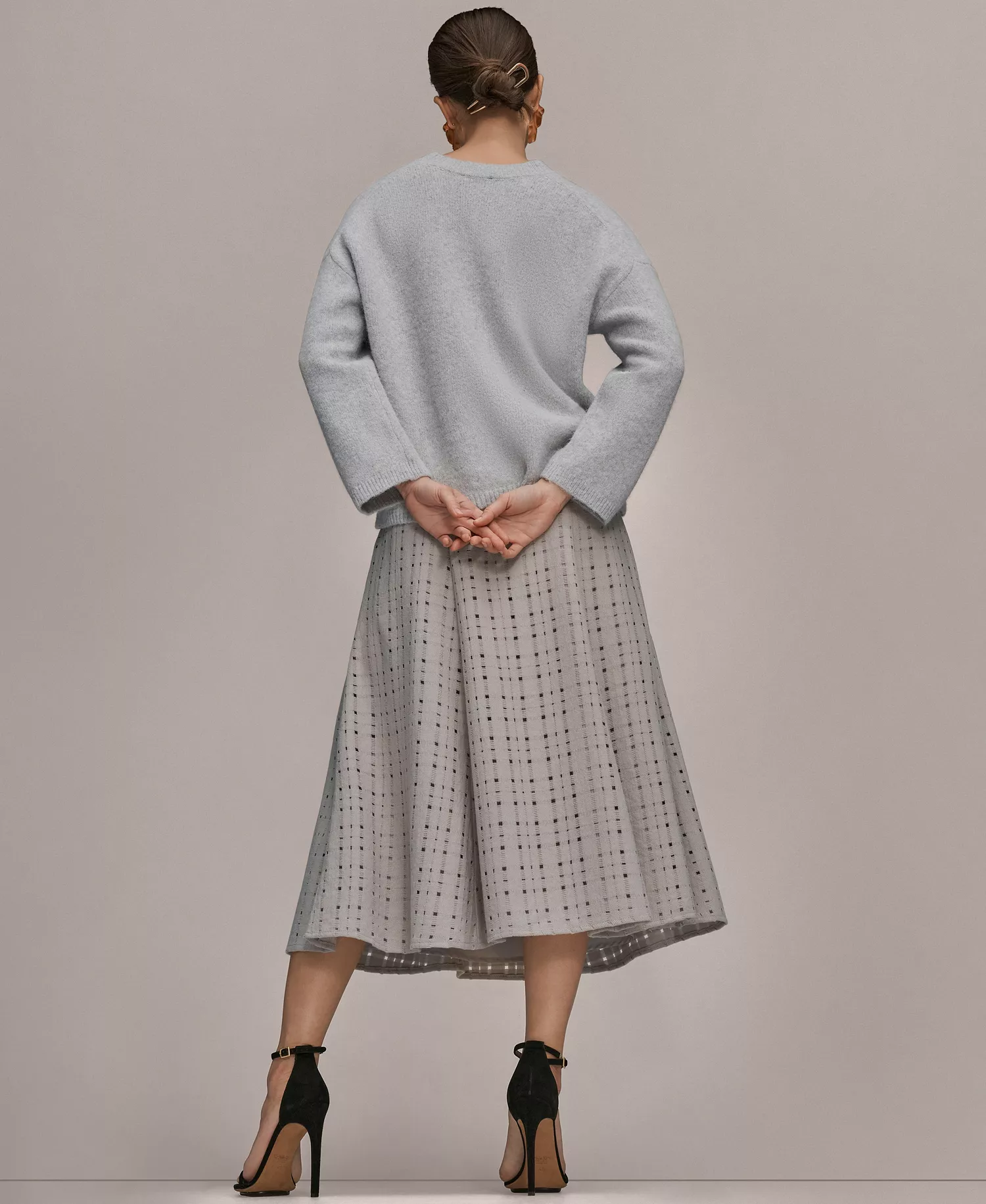 Women's Crewneck Oversized Sweater - Vapor - L